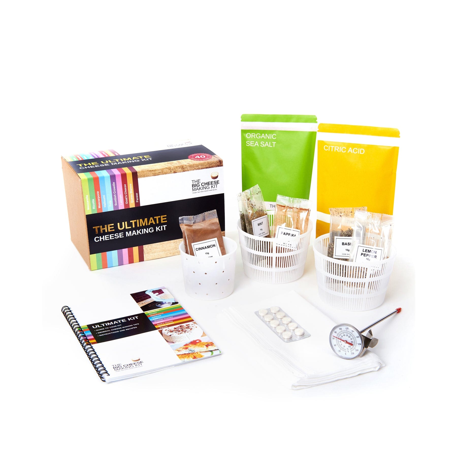 Ultimate cheese making kit