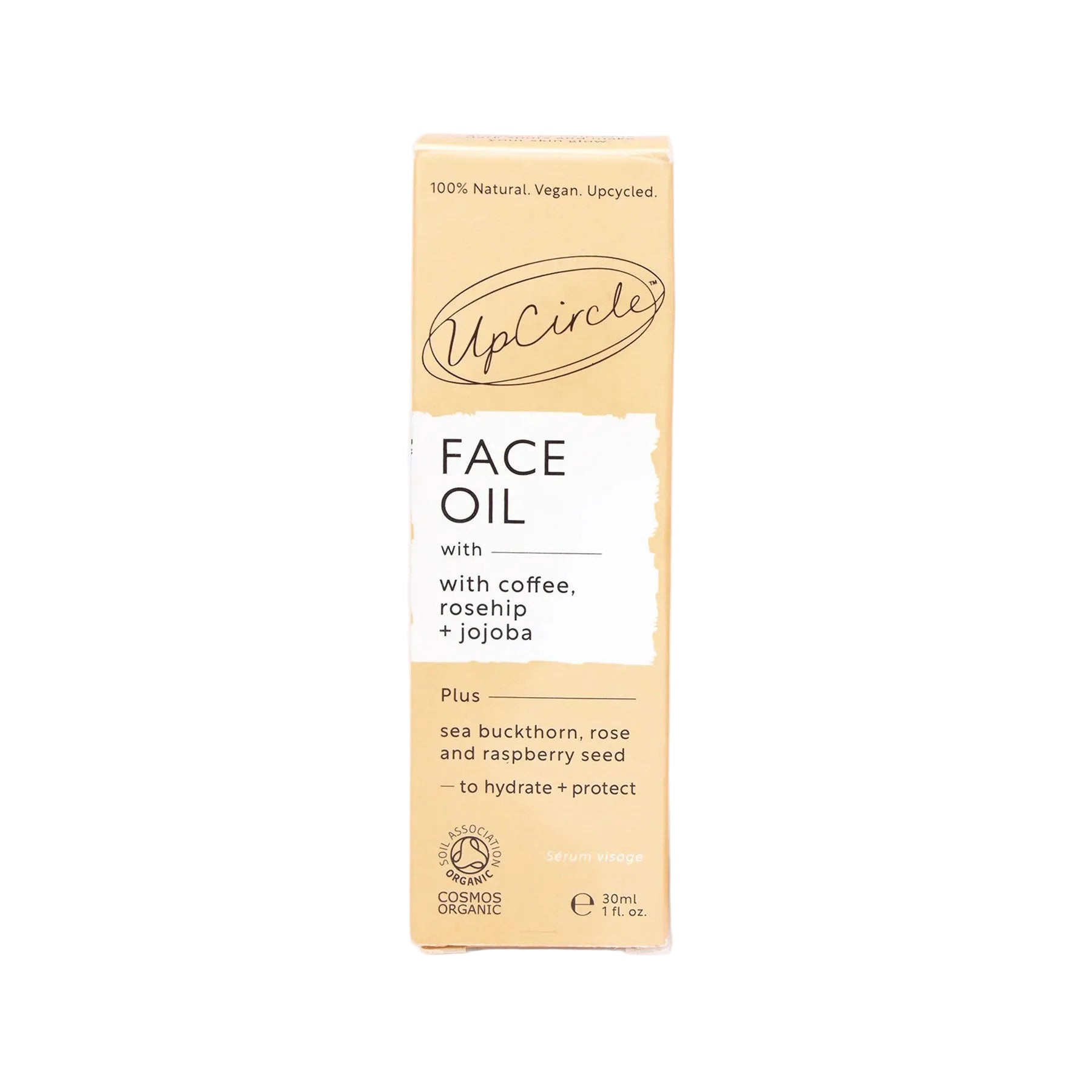 Organic face oil coffee, rosehip and jojoba 30ml