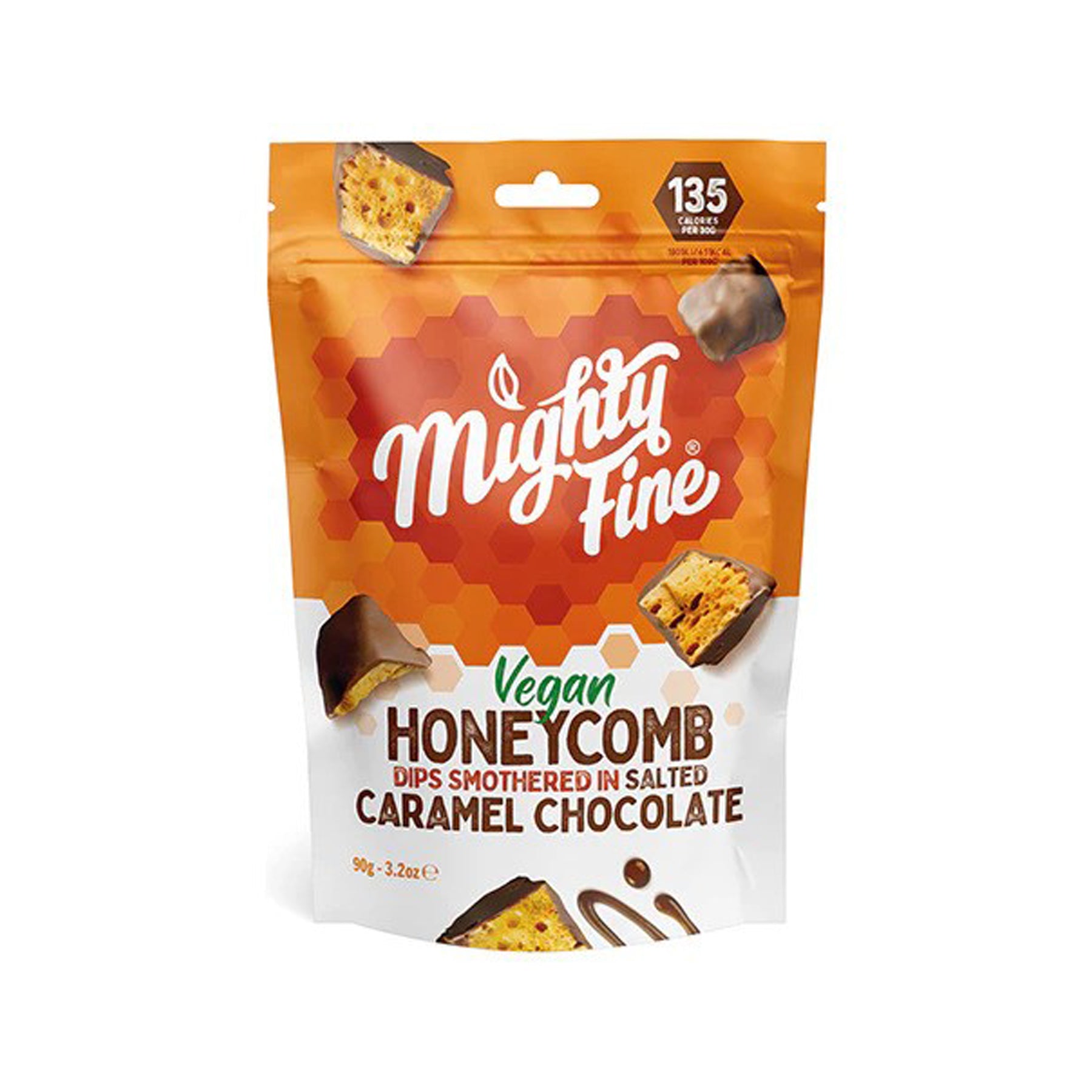 Vegan salted caramel honeycomb dips 90g