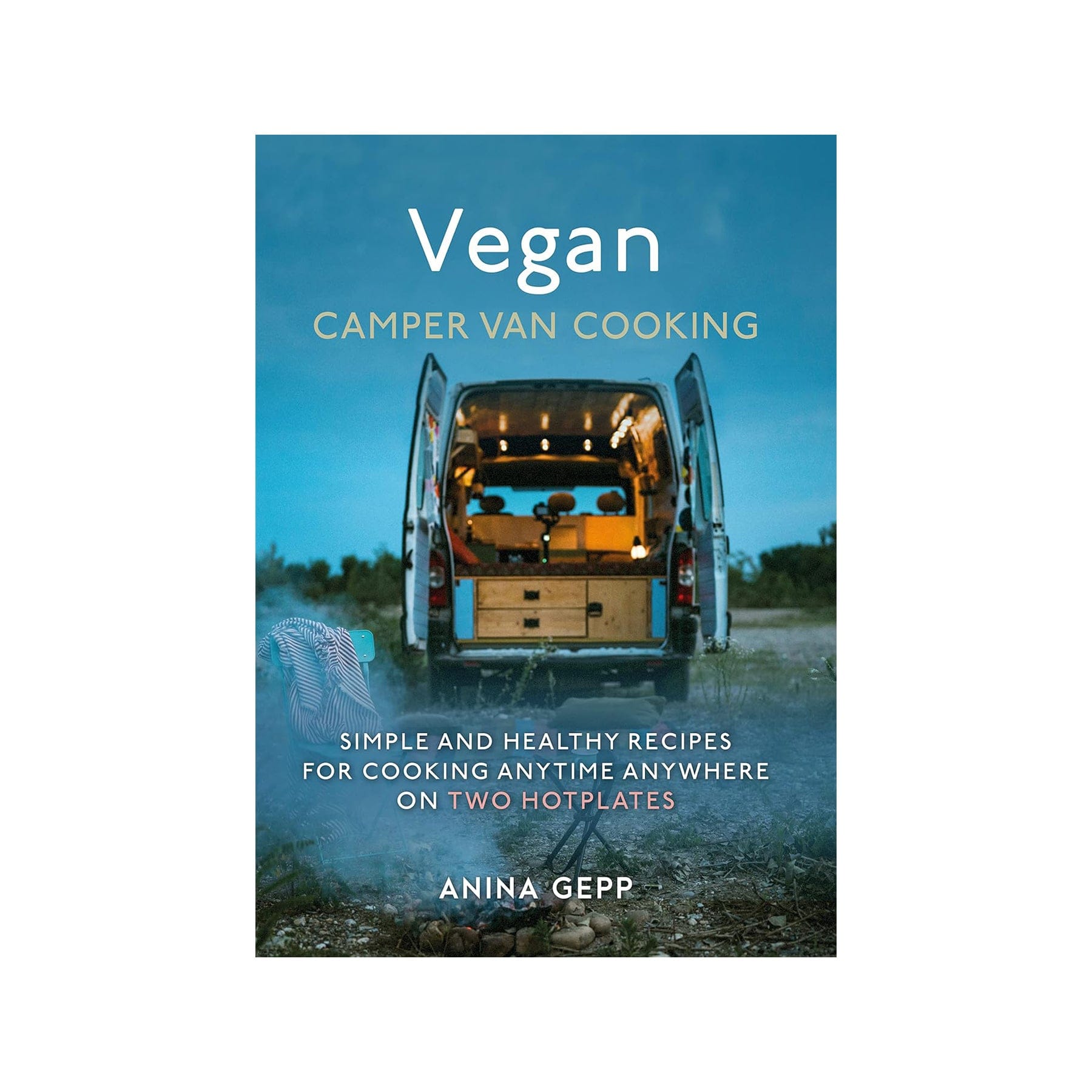 Vegan camper van cooking