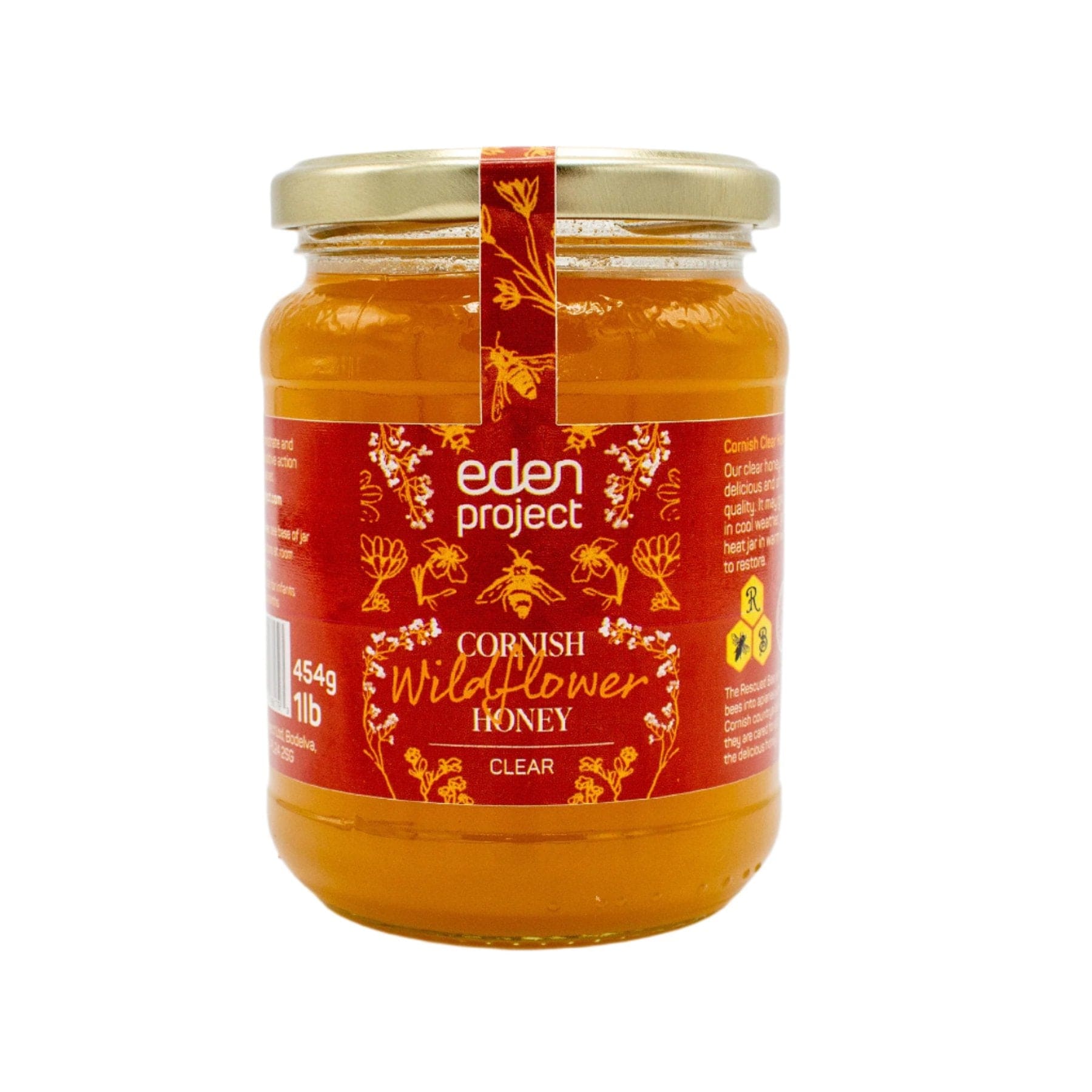 Cornish wildflower honey clear 454g
