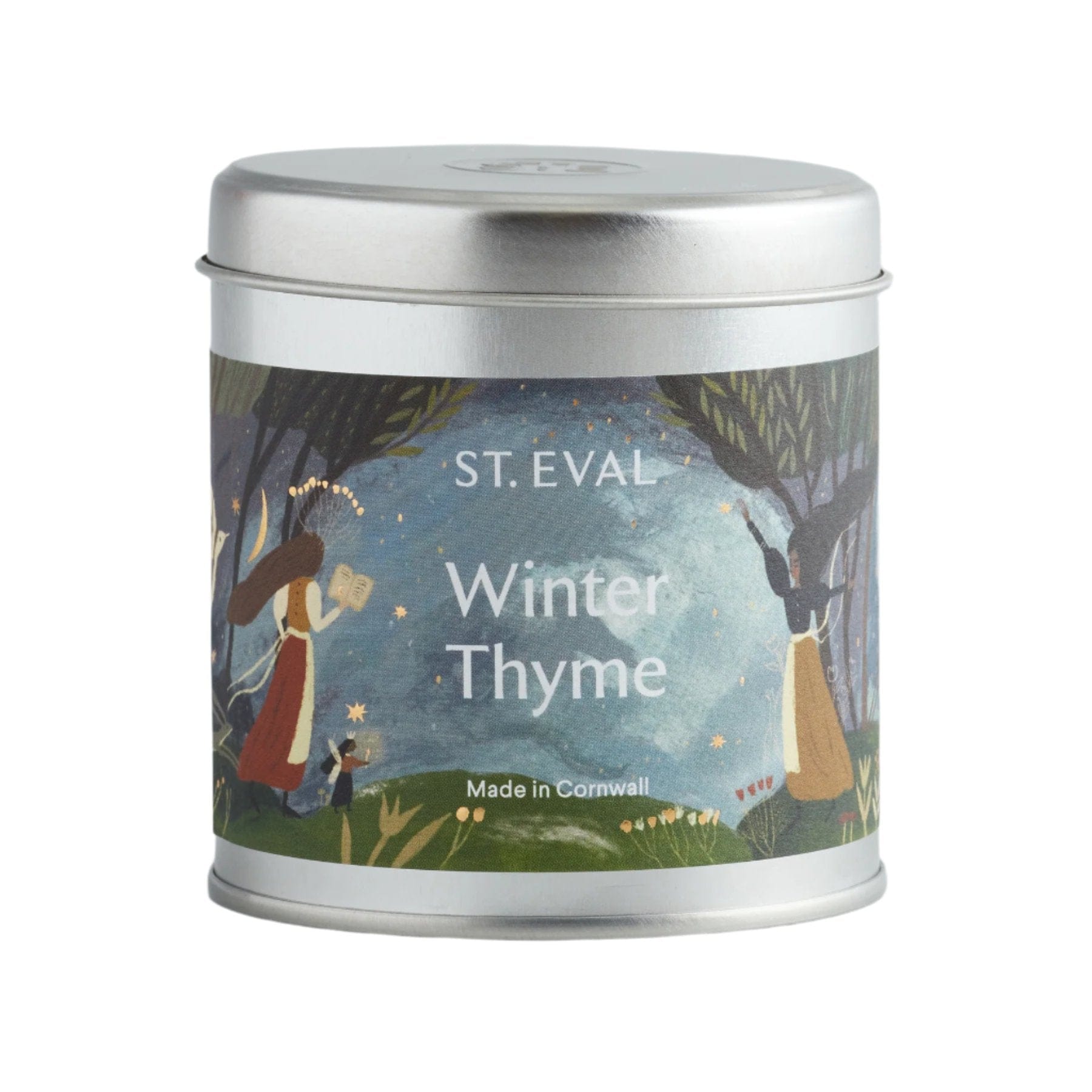 Winter thyme scented tin candle