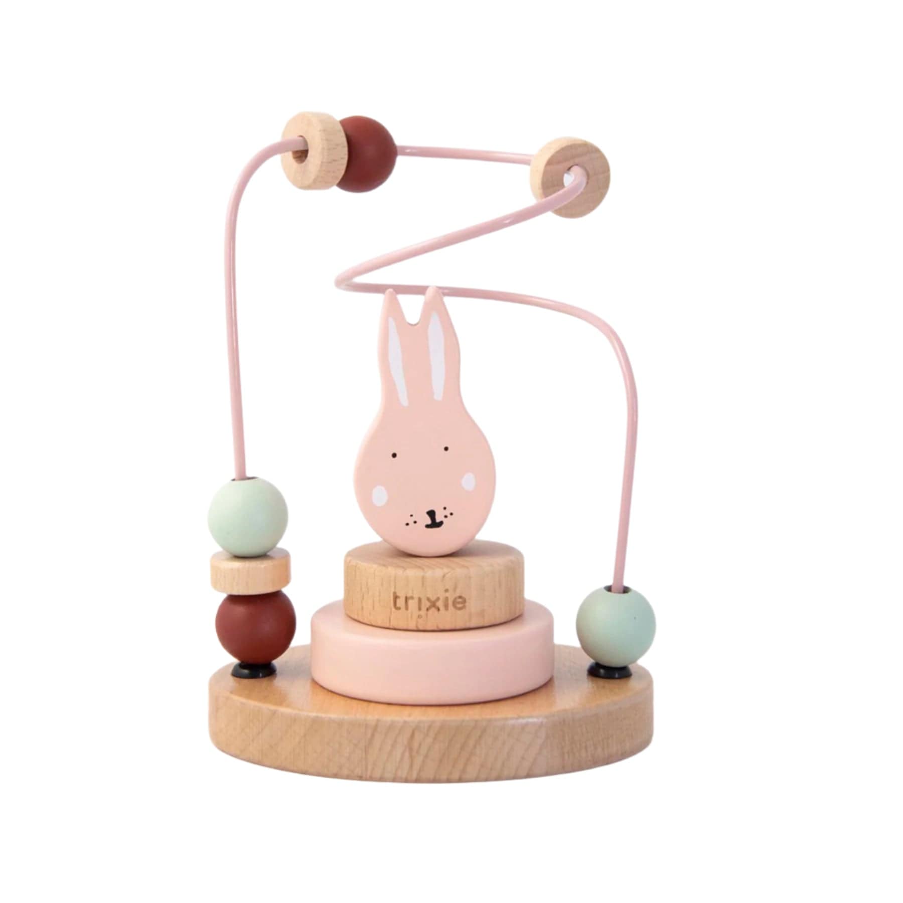 Wooden beads maze - rabbit