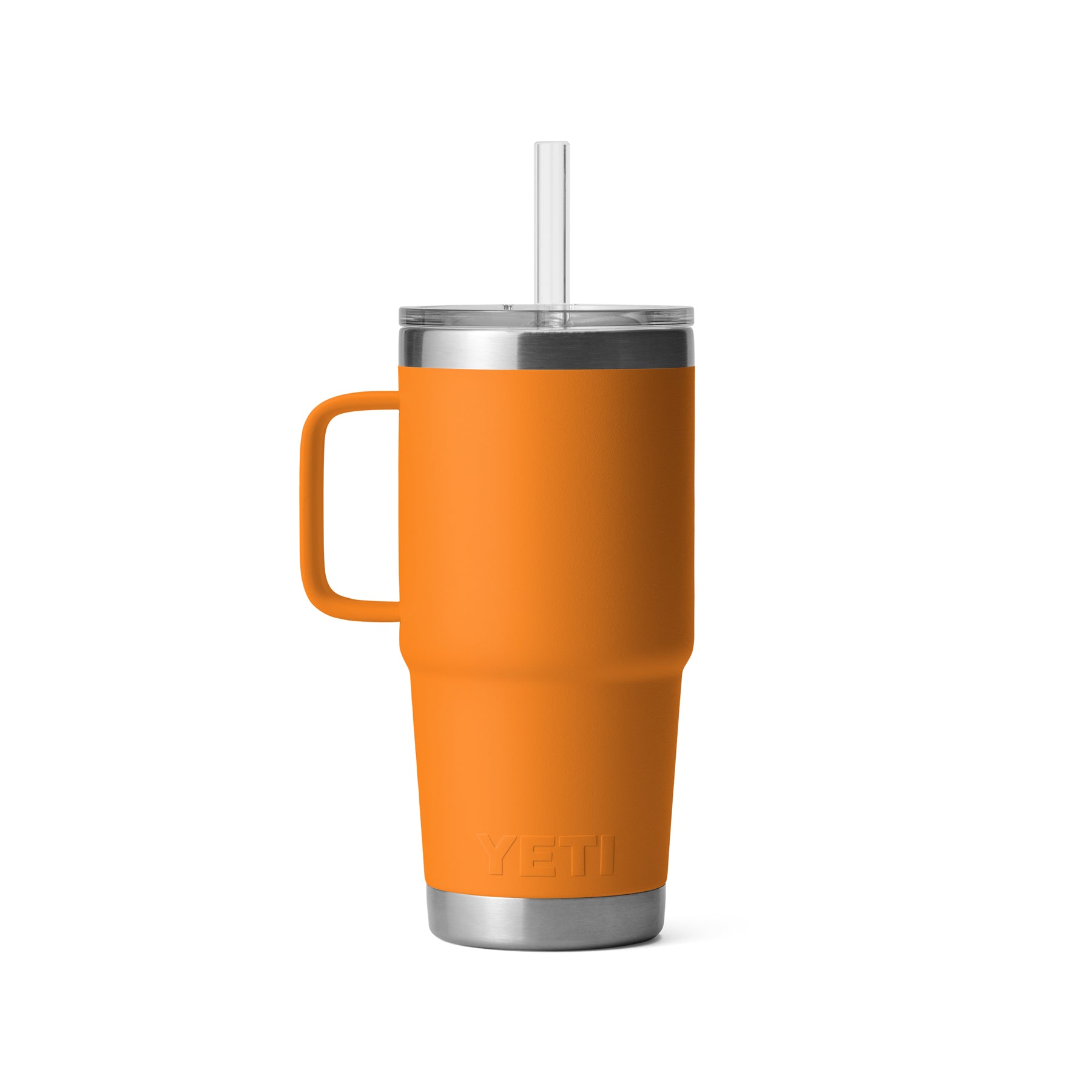 Rambler® 25oz (739ml) straw mug king crab orange