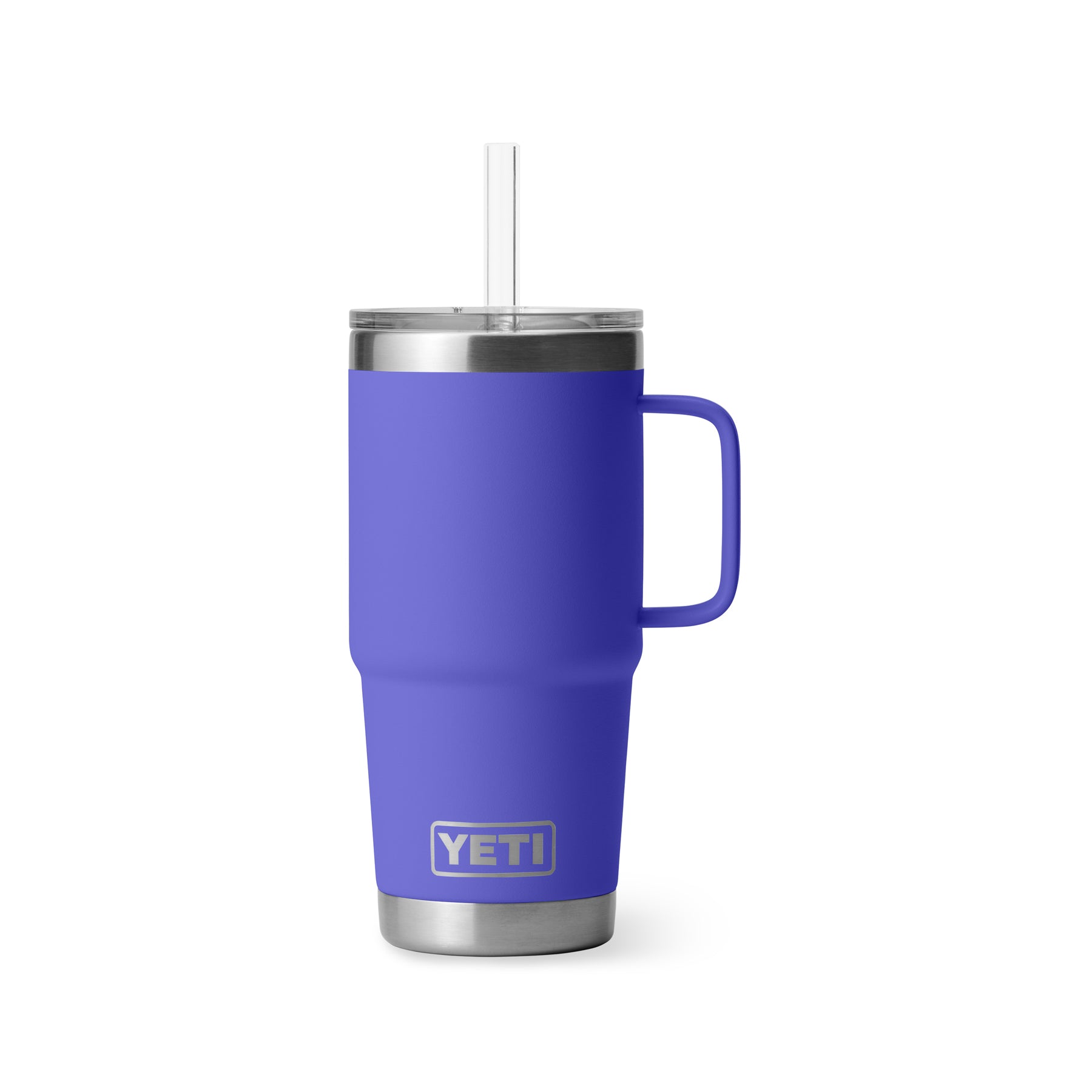 Rambler® 25oz (739ml) straw mug ultra marine violet
