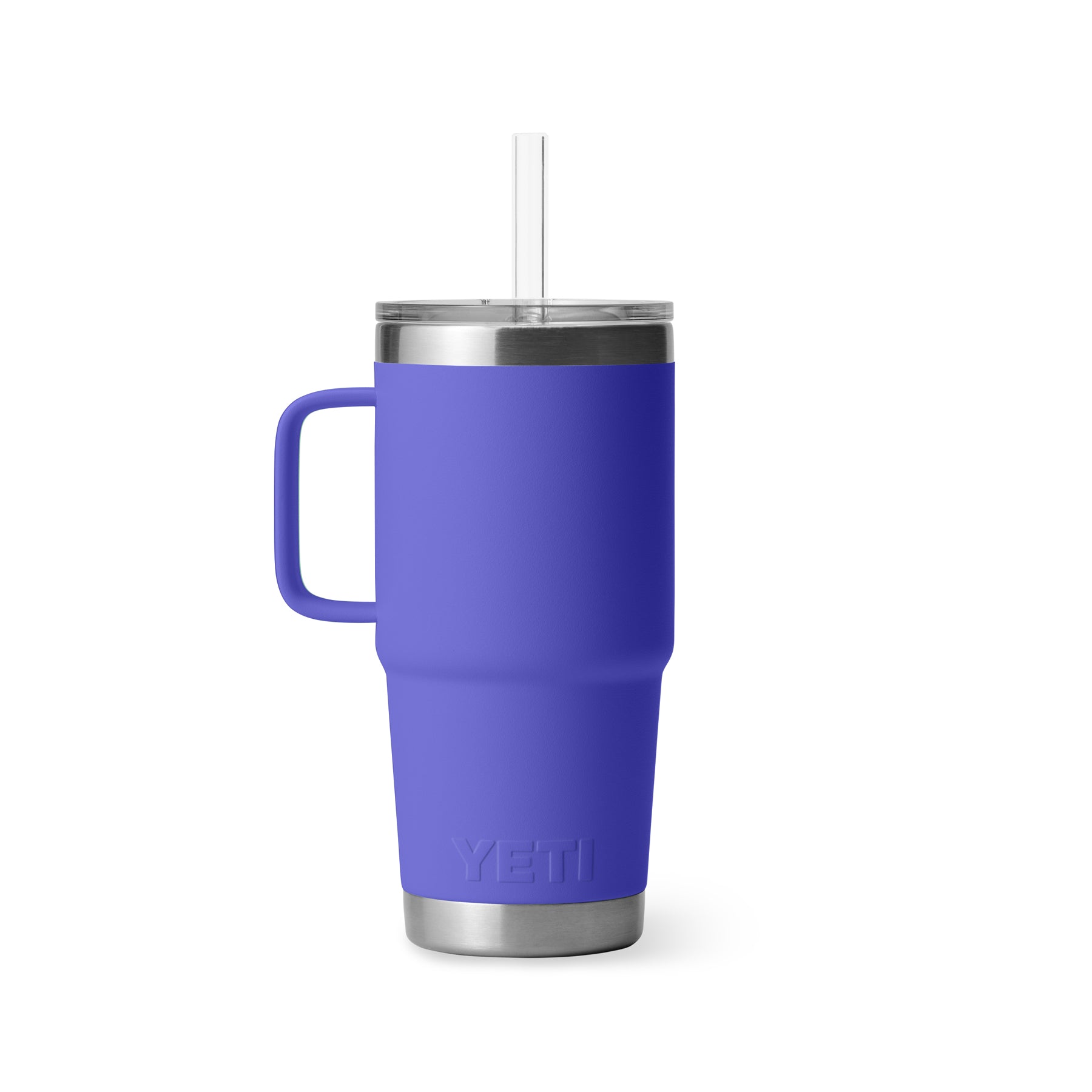 Rambler® 25oz (739ml) straw mug ultra marine violet