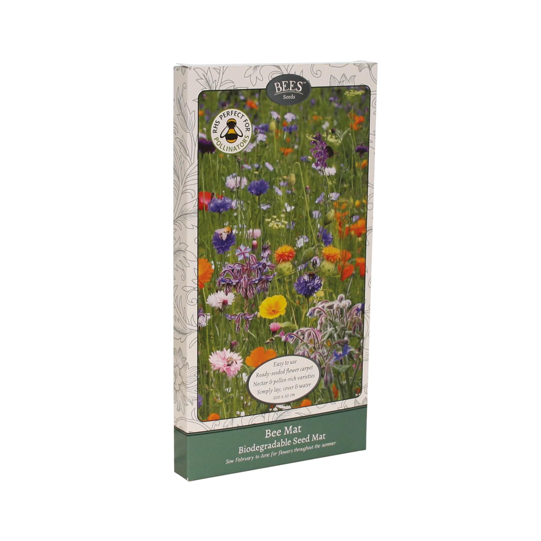 Bee mat biodegradable seed carpet
