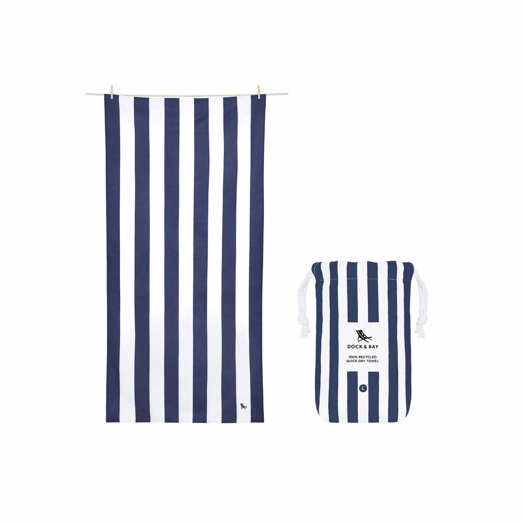 Quick dry towel whitsunday blue