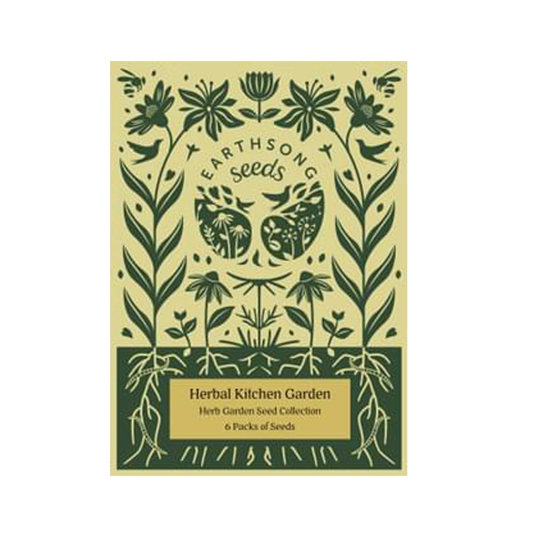 Herbal kitchen garden seed collection