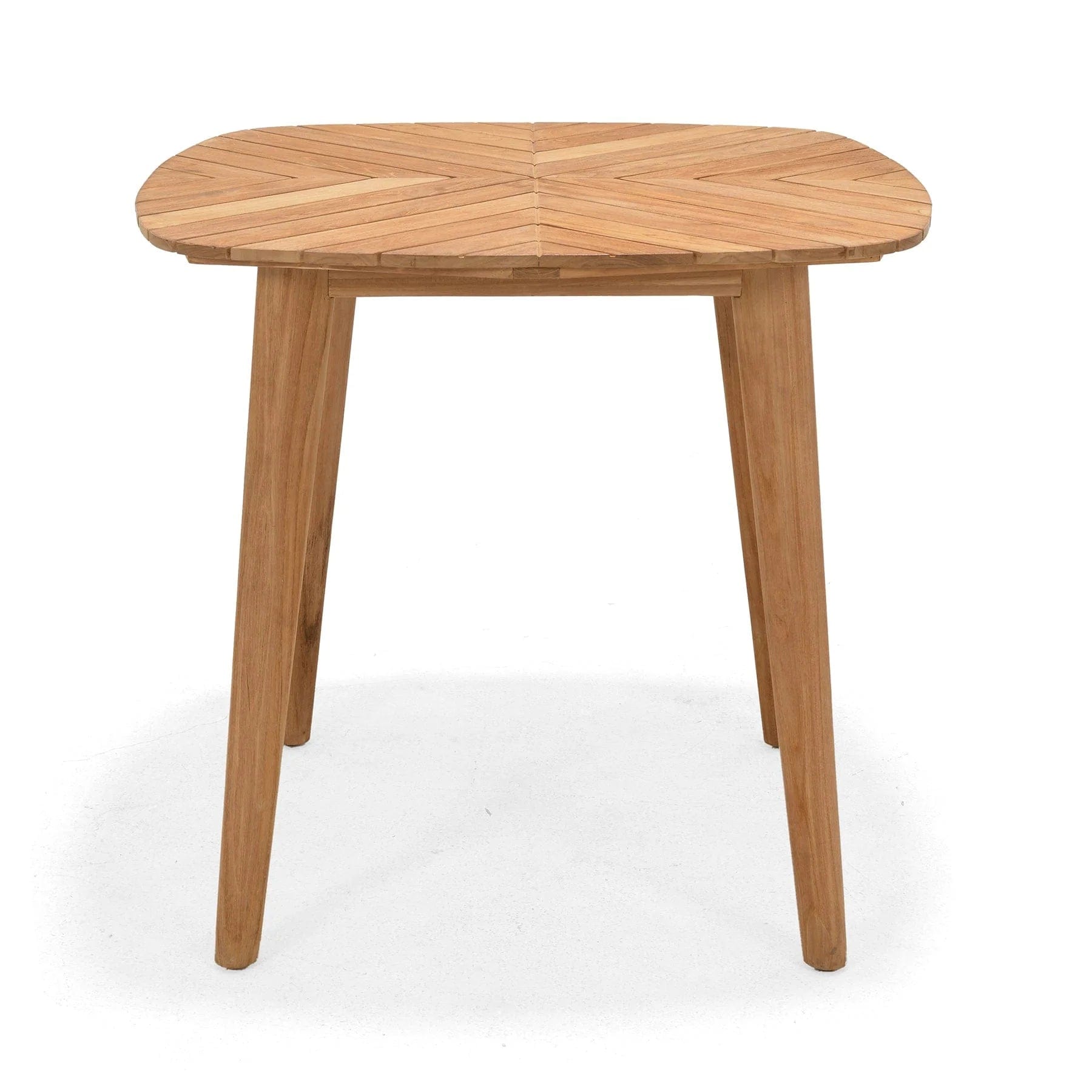 Social Plastic® nassau 2 seat teak table set