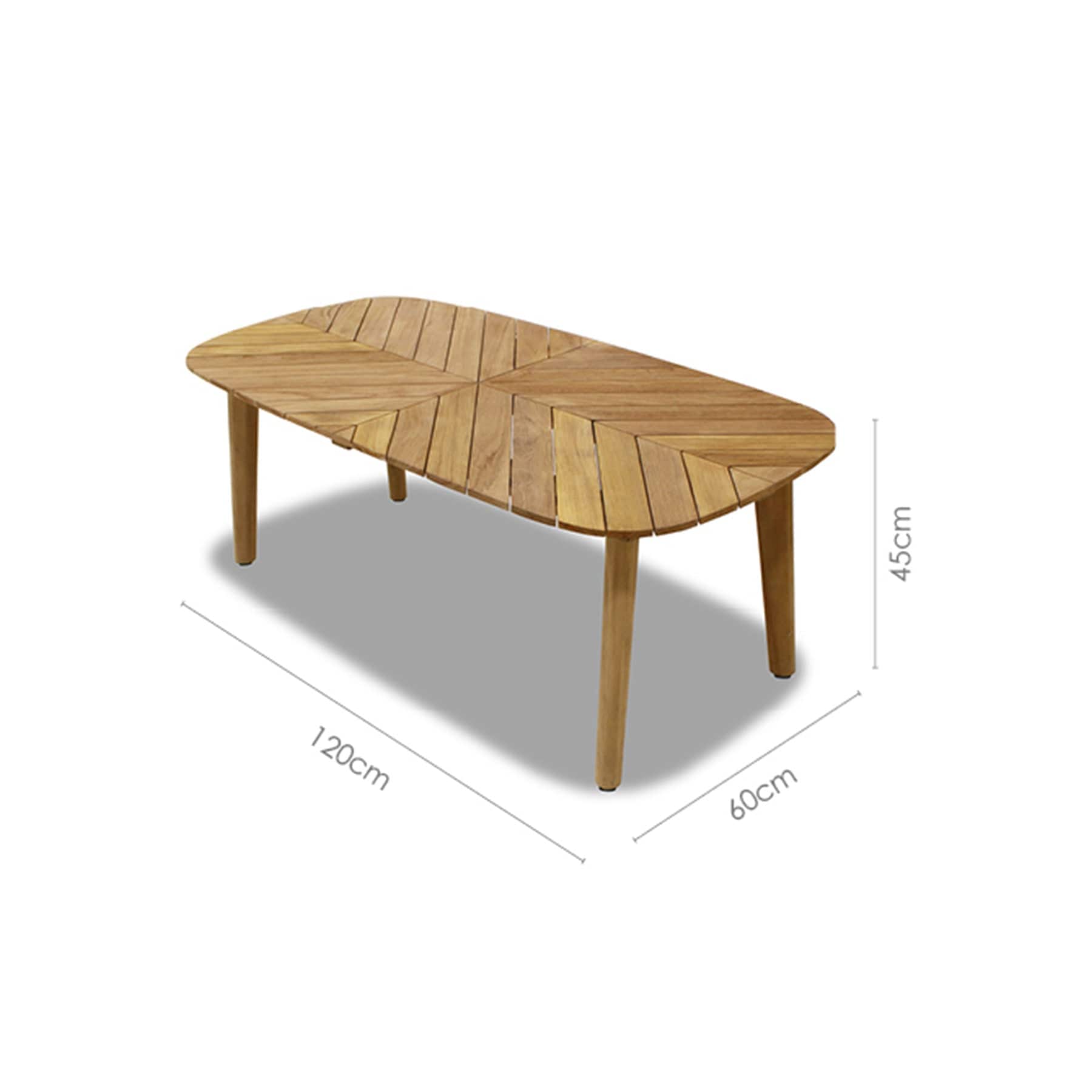 Jade coffee table 120x60x45cm