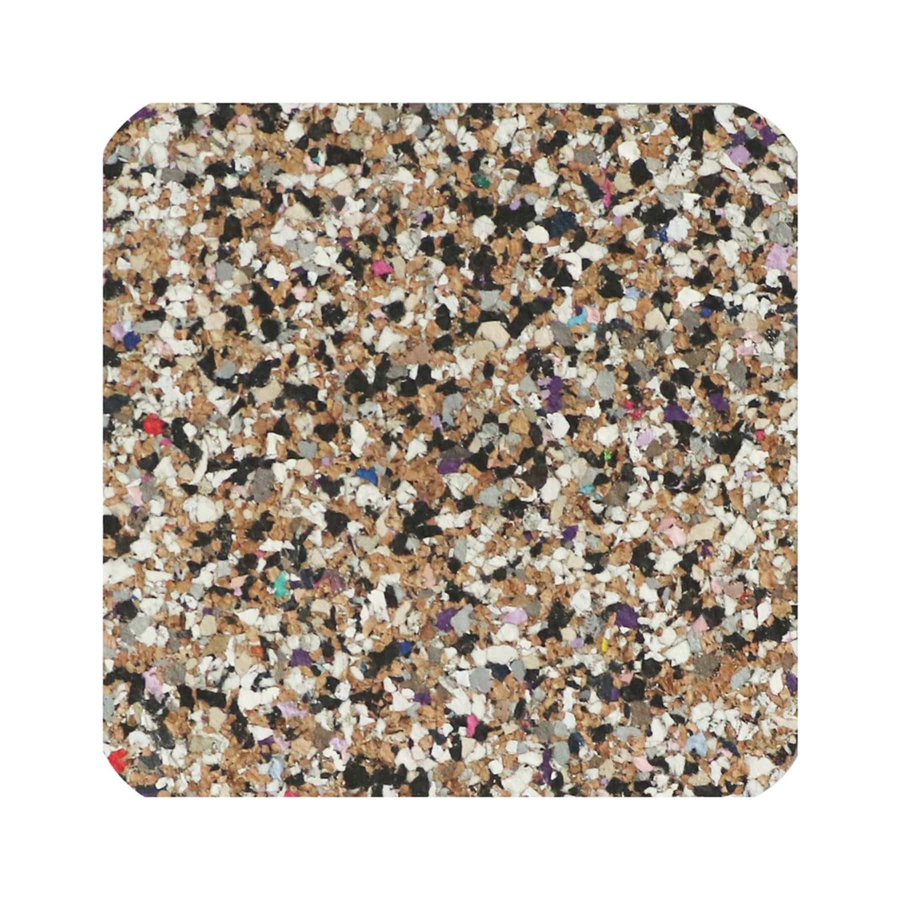 Beach clean square coaster set