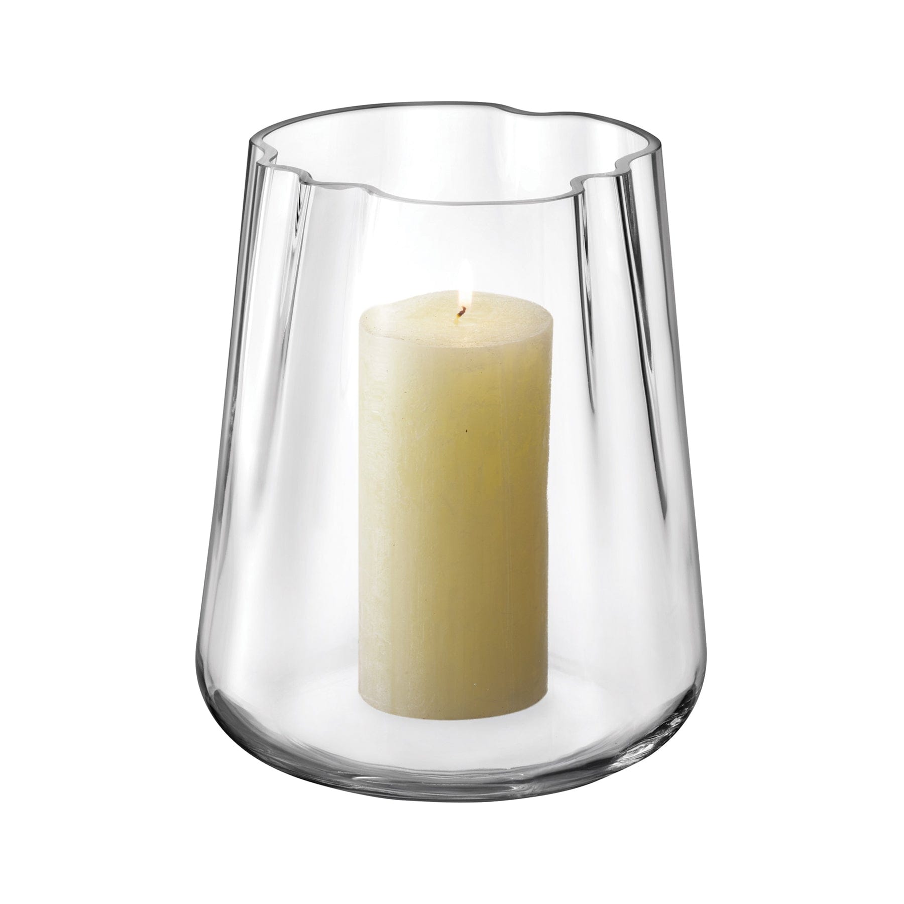 Lagoon vase/lantern H24cm clear
