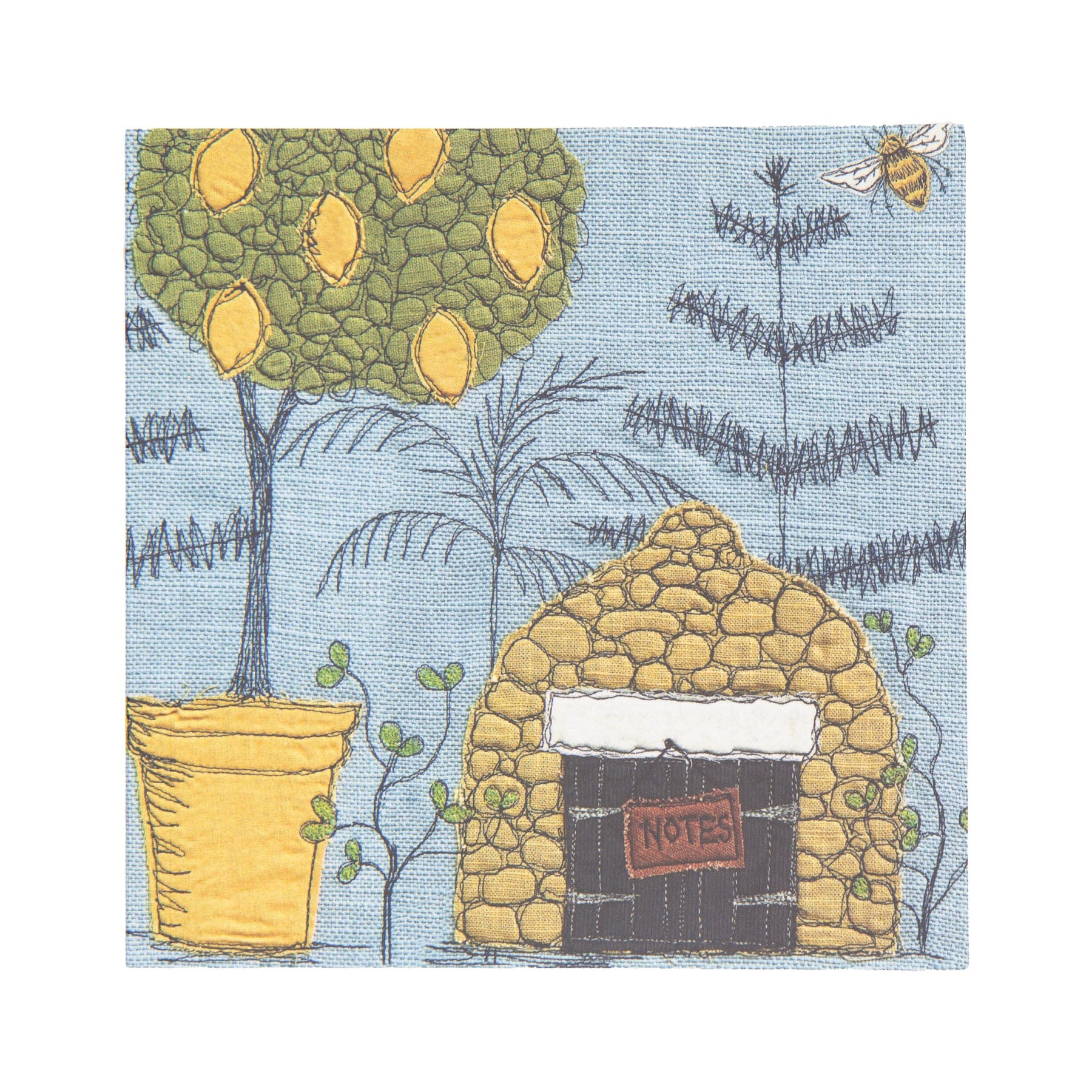 Mediterranean print notebook