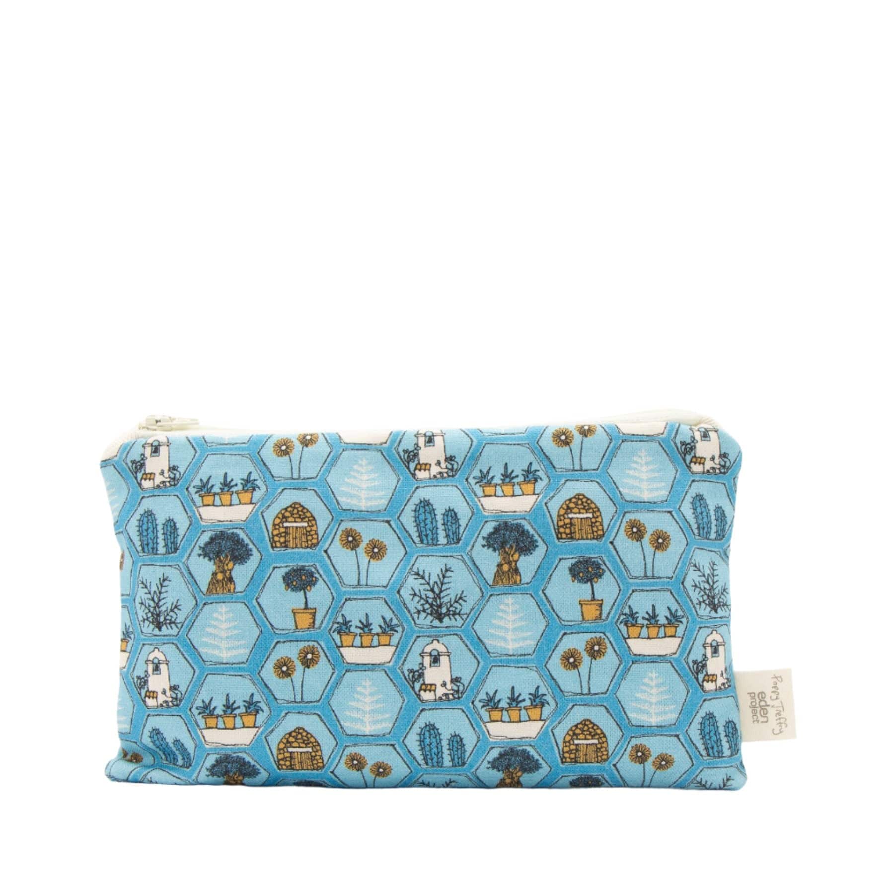 Mediterranean printed large purse