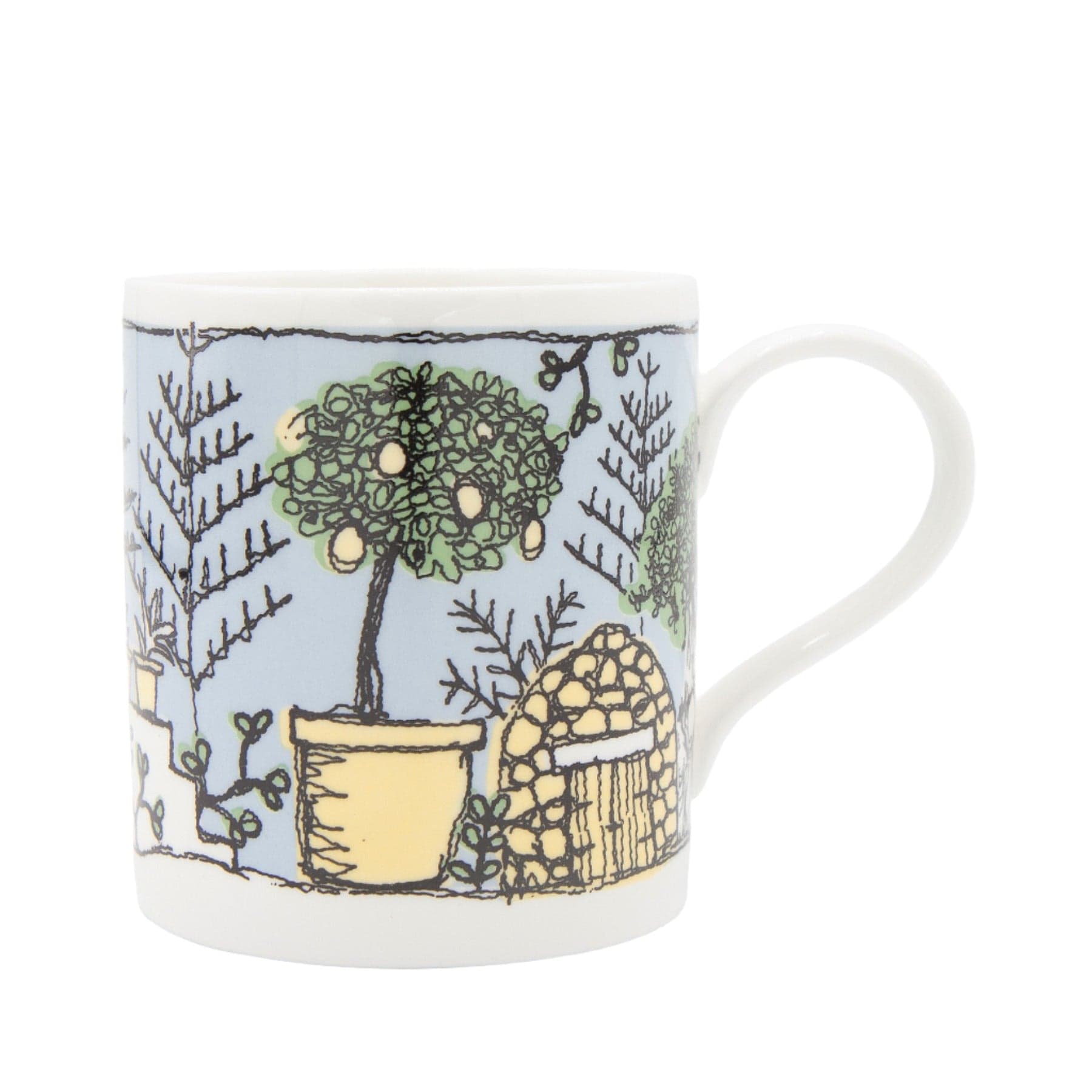 Mediterranean printed mug