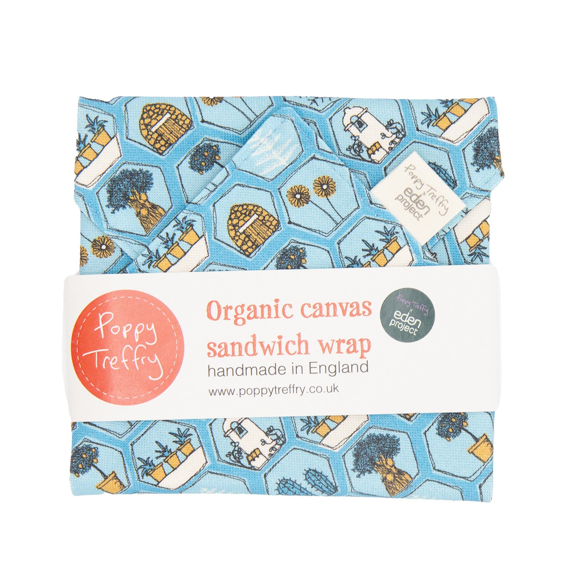 Mediterranean printed sandwich wrap