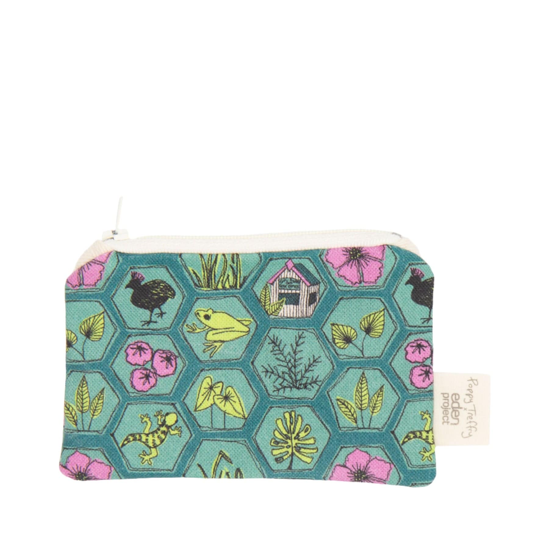 Rainforest printed coin purse