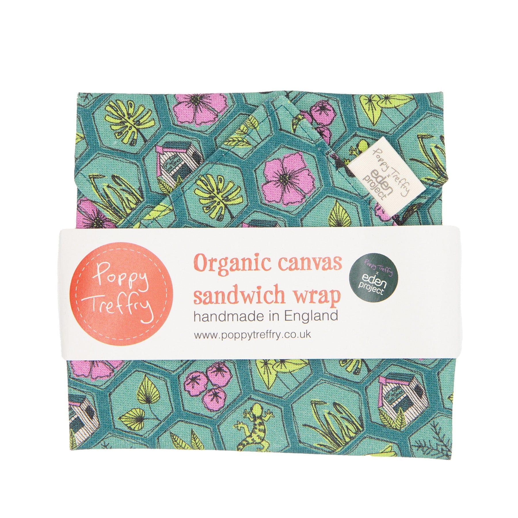 Rainforest printed sandwich wrap