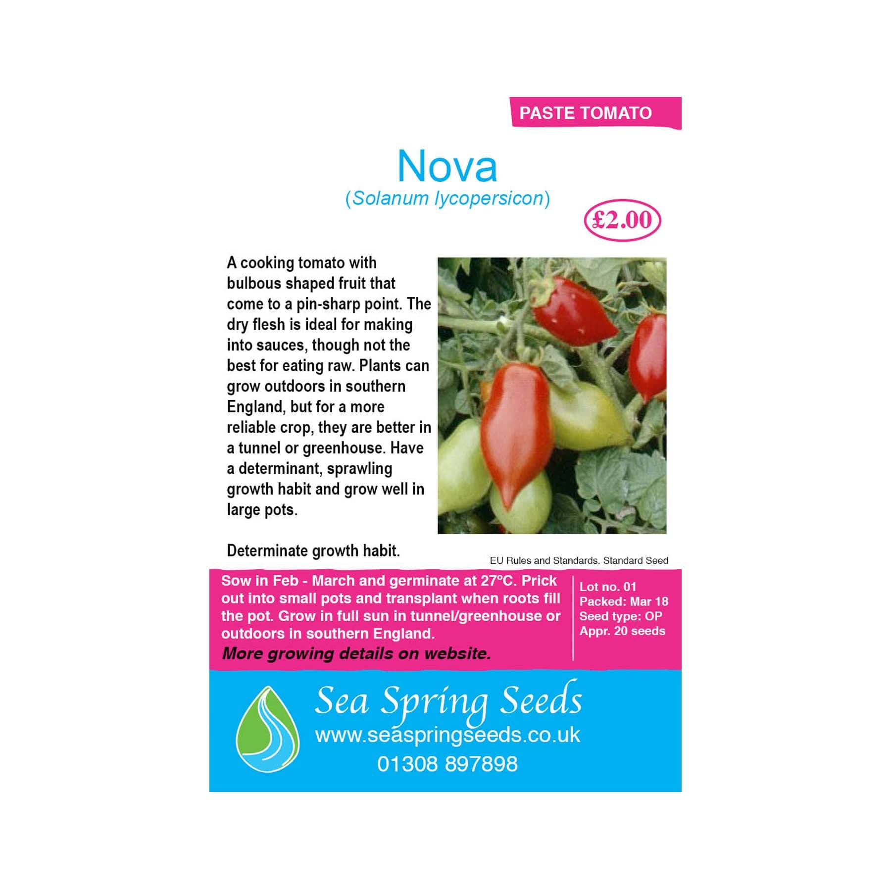 Nova tomato seeds