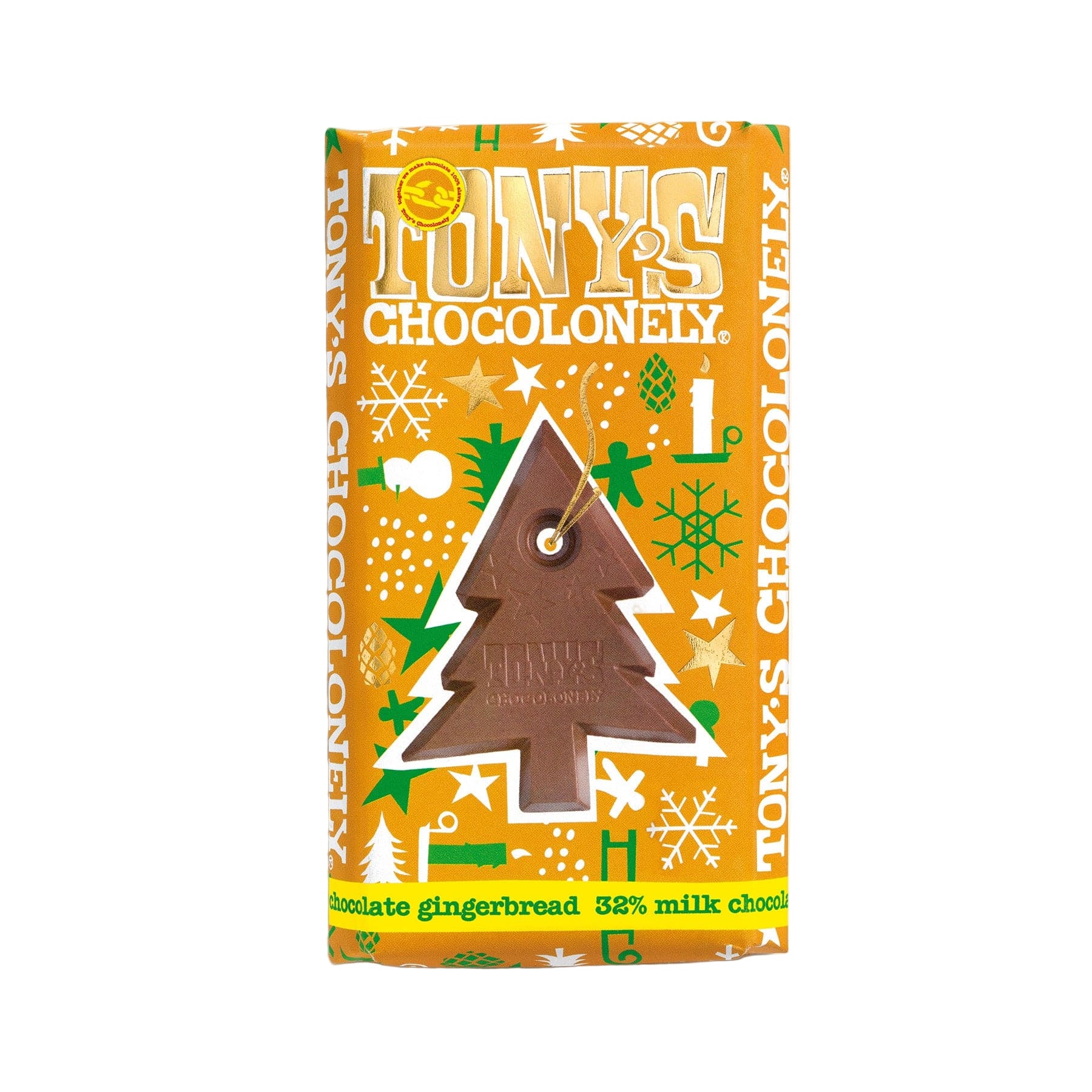 Milk chocolate gingerbread 185g