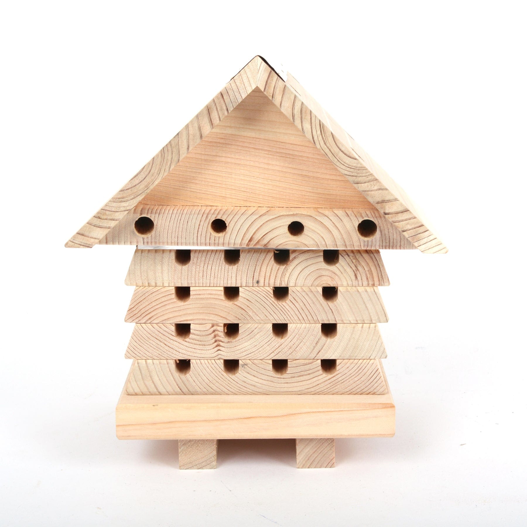 Stacking solitary bee hive