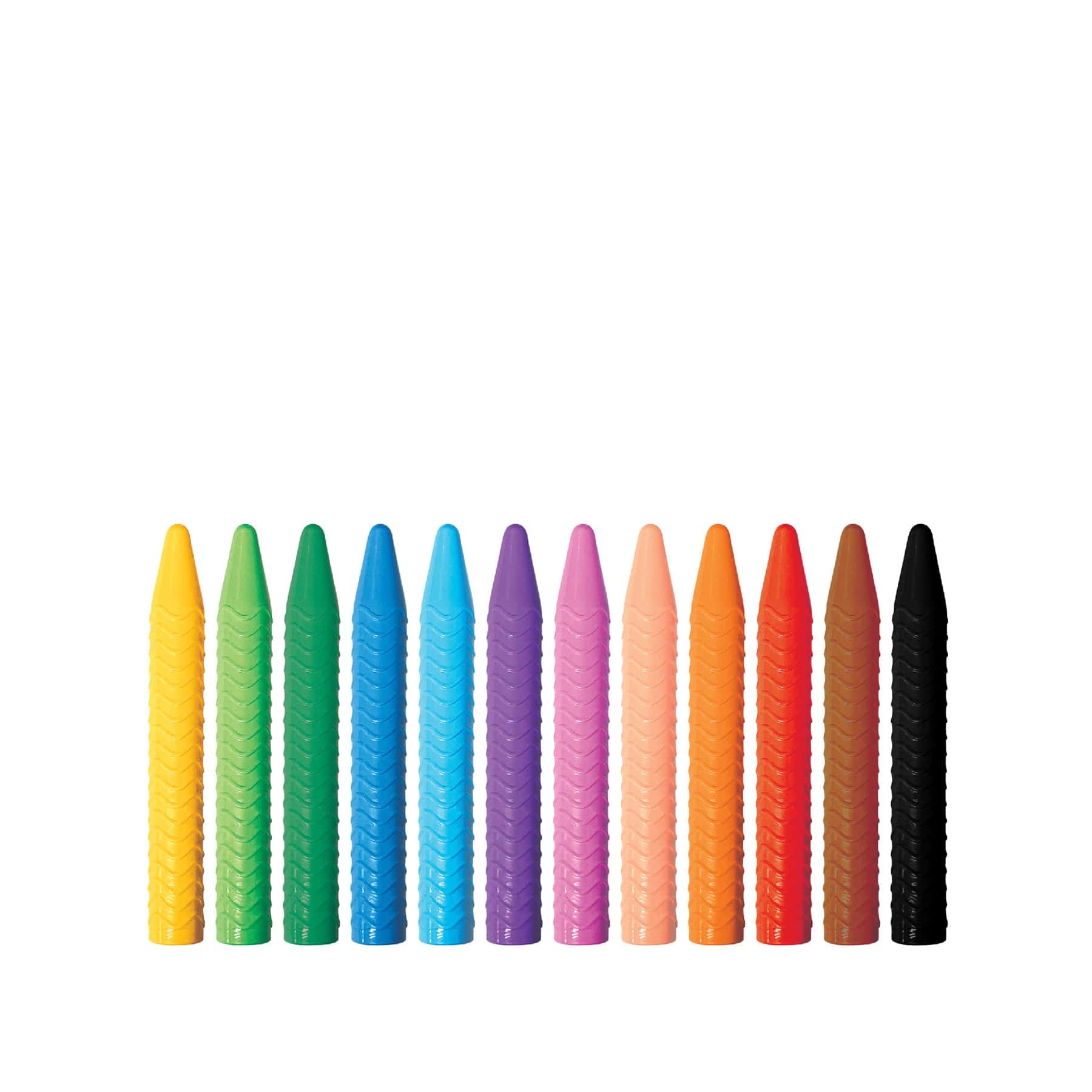 Spiral crayons 12 colours