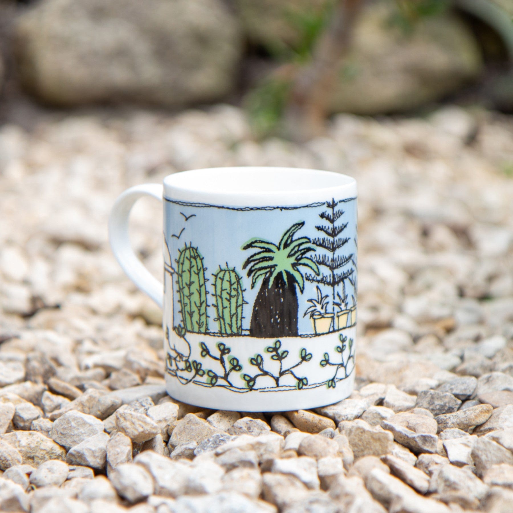 Mediterranean printed mug