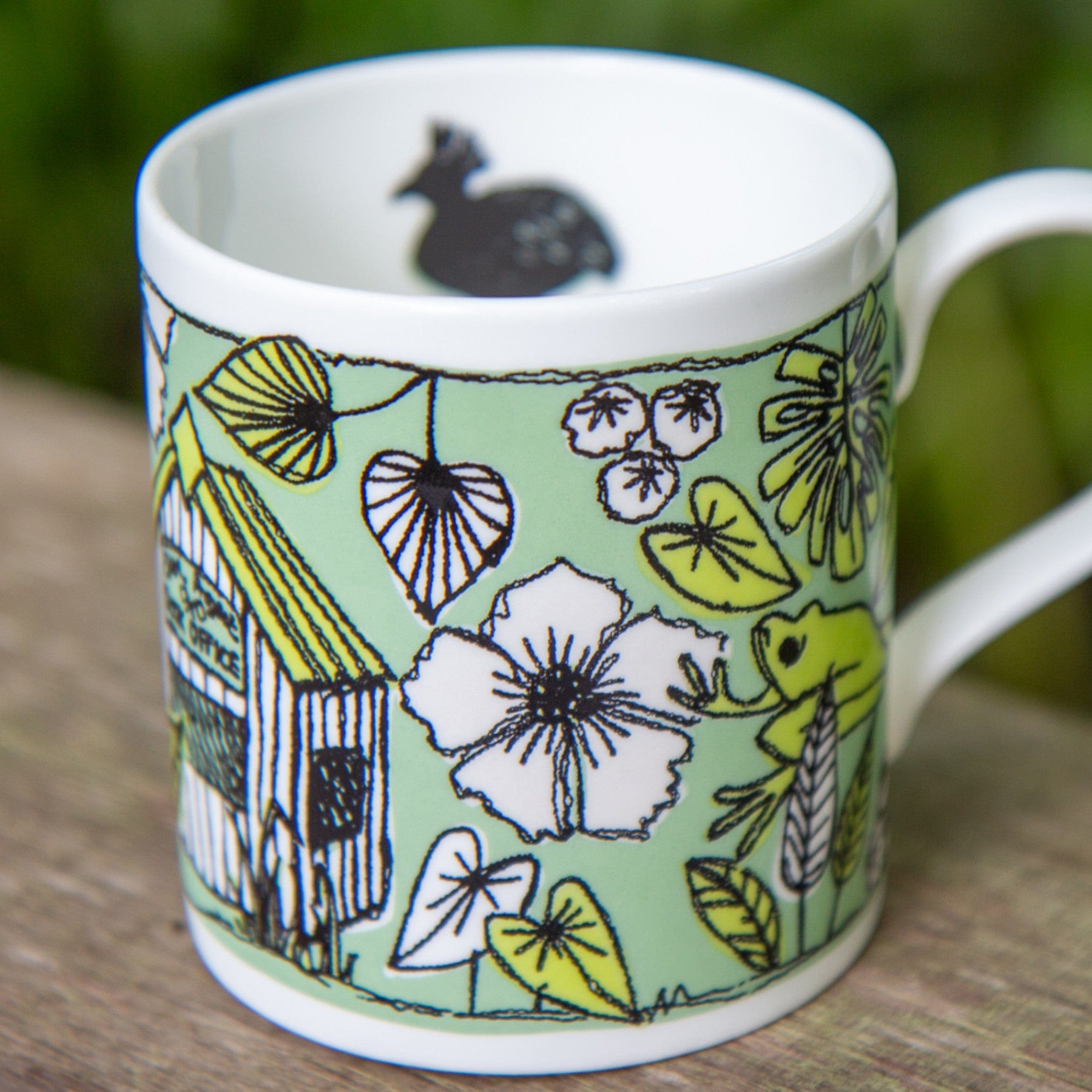 Rainforest printed mug