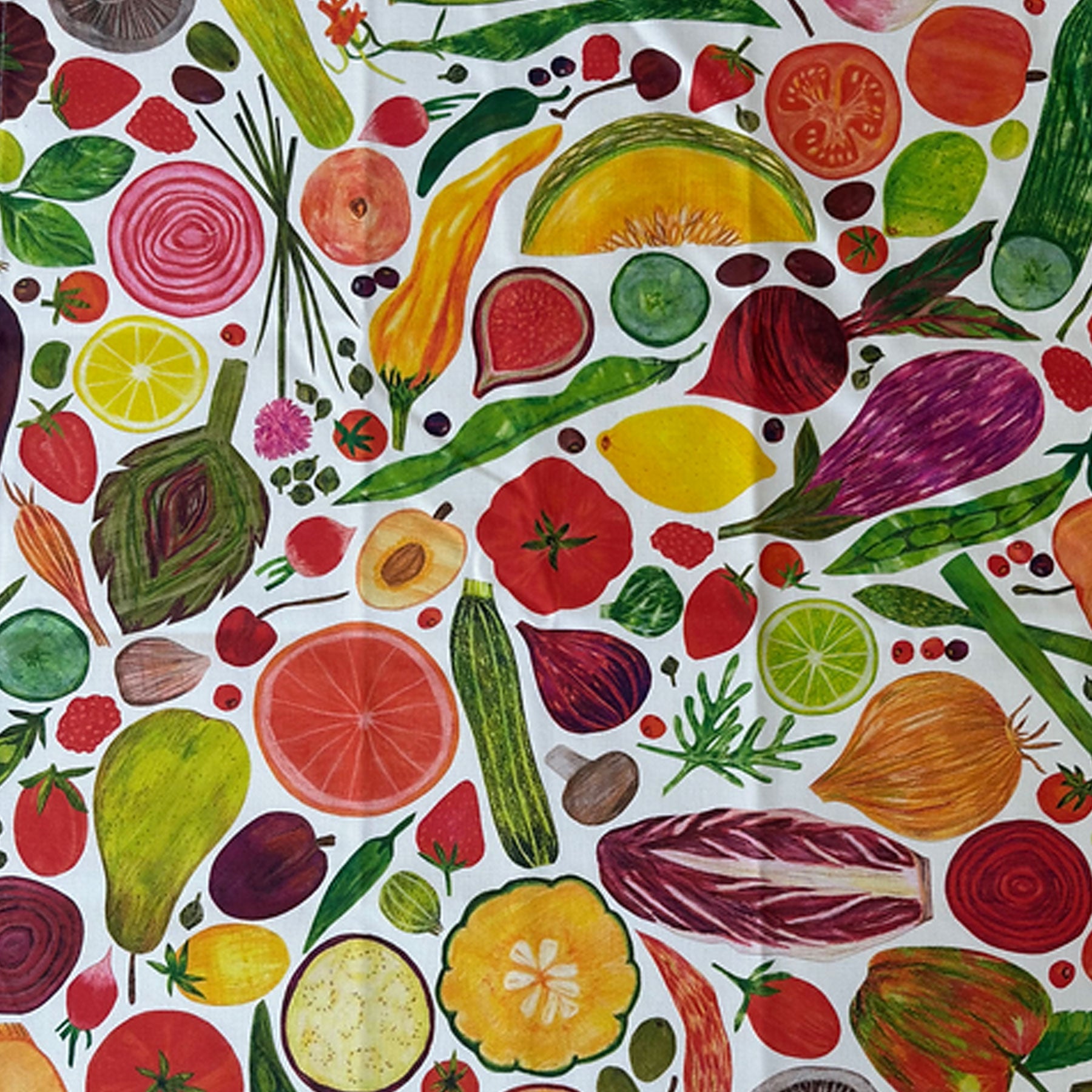 Abundance tea towel