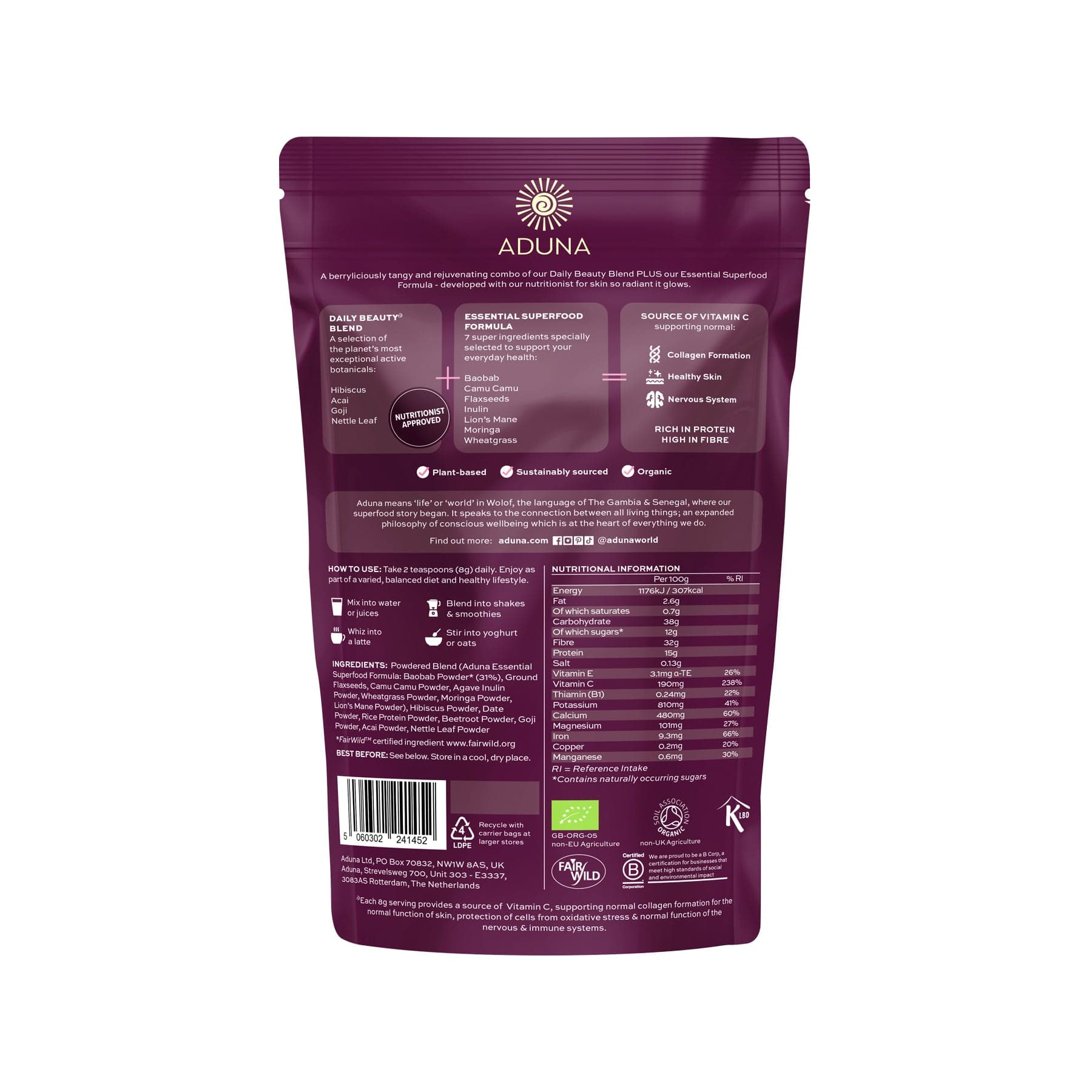 Beauty advanced superfood blend 250g