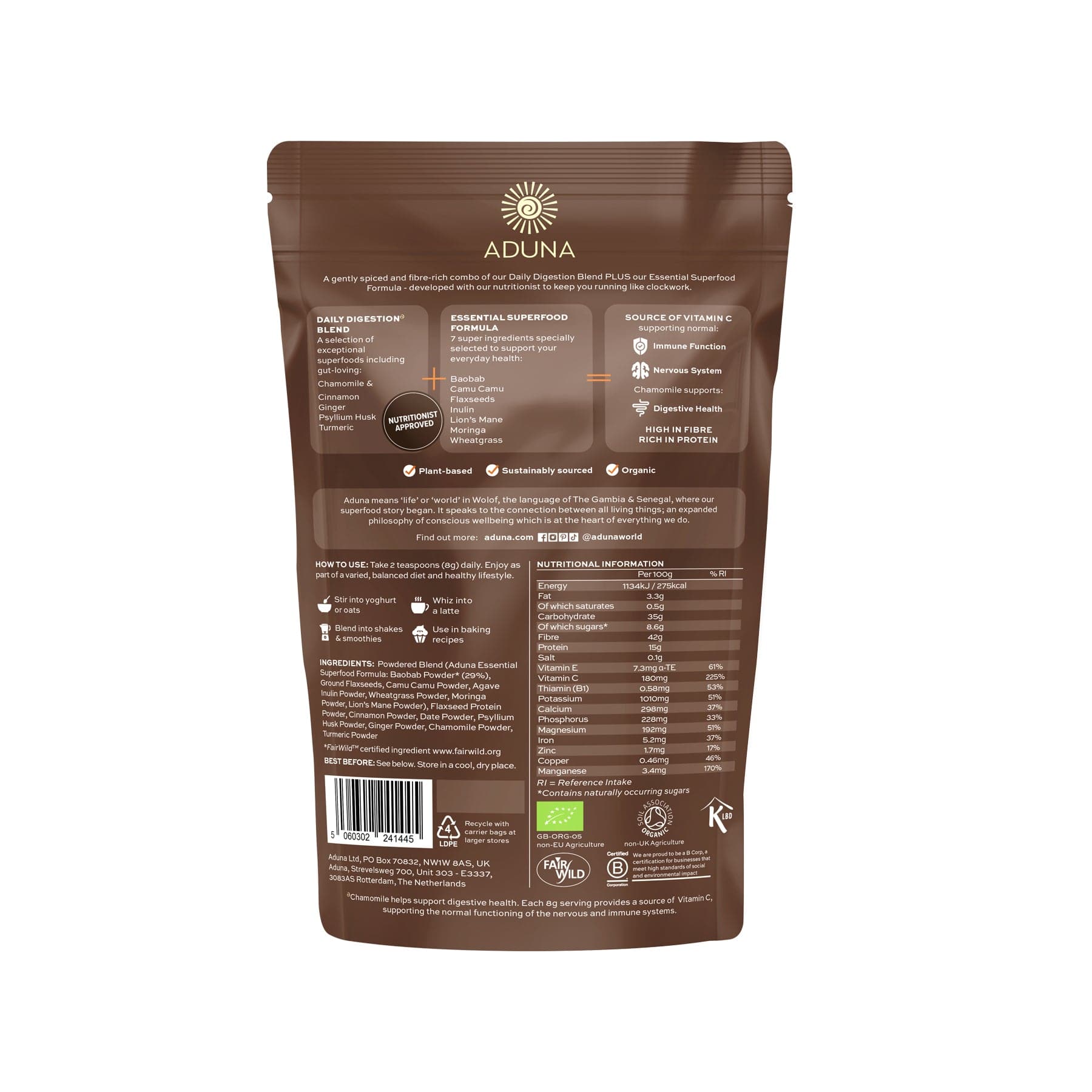 Digestion advanced superfood blend 250g