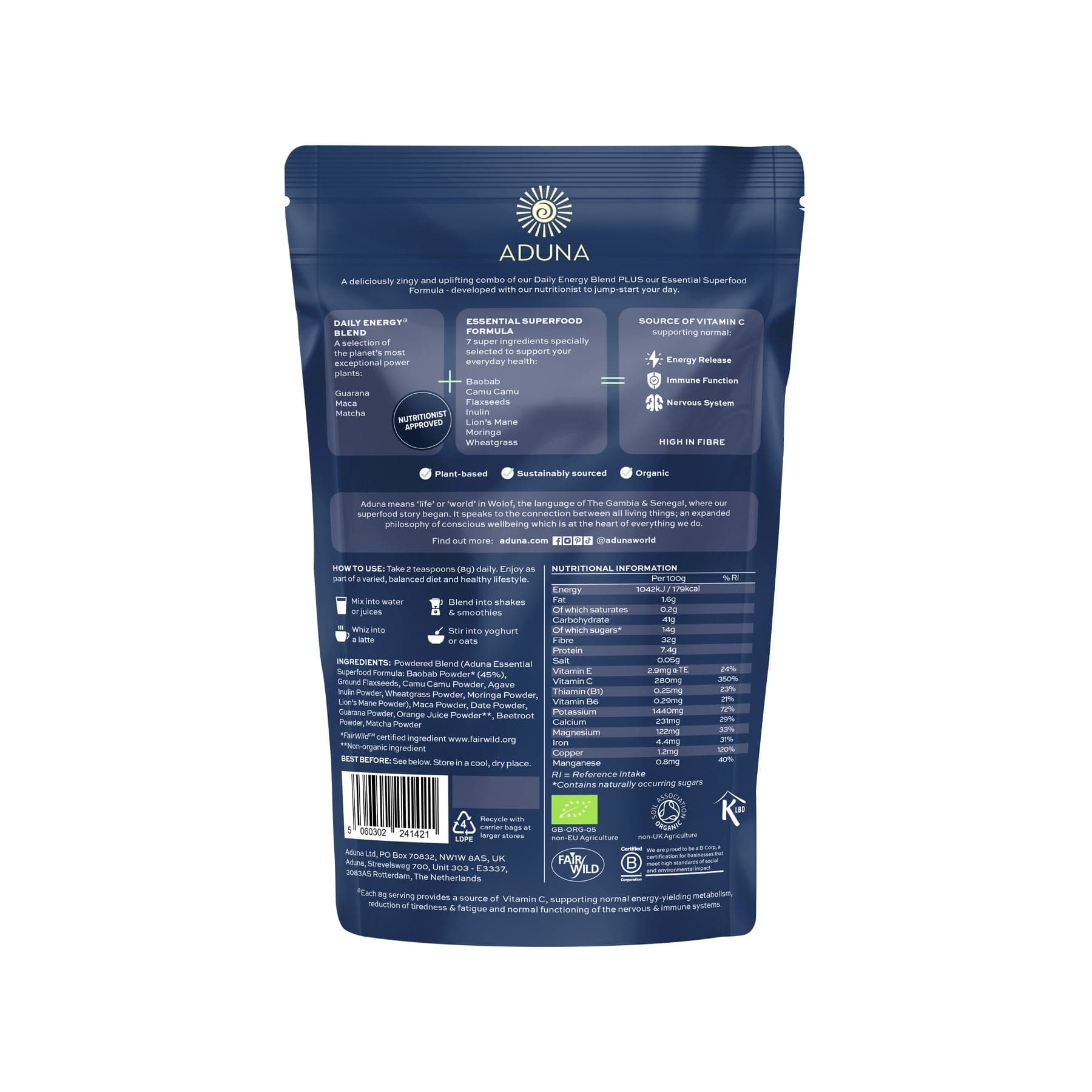 Energy advanced superfood blend 250g