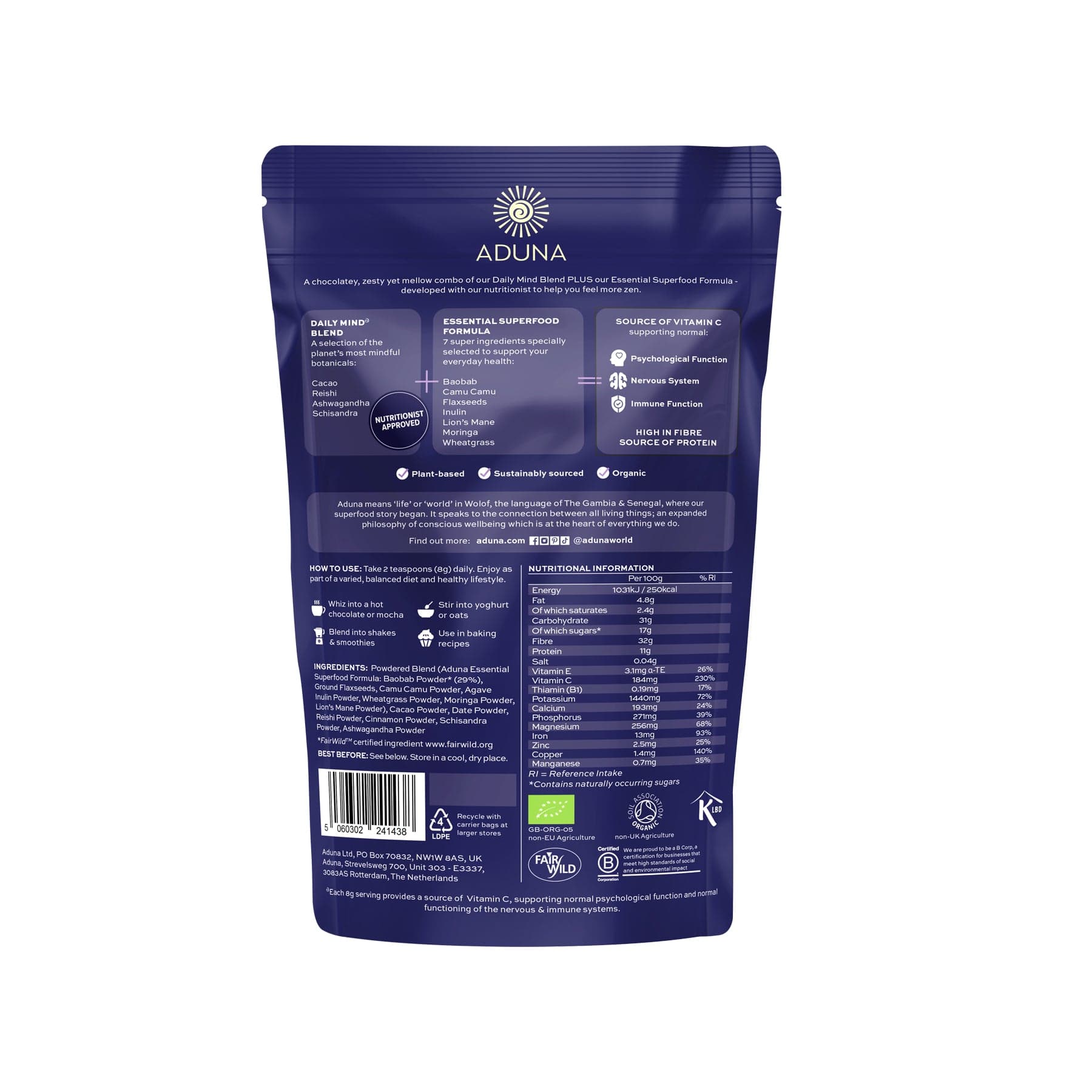 Mind advanced superfood blend 250g