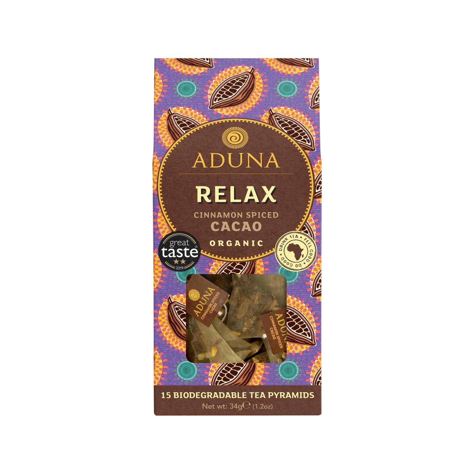 Cacao tea with cinnamon