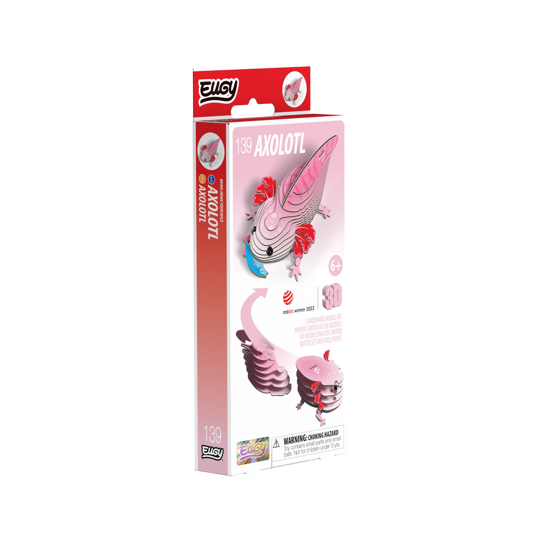 Axolotl 3D model kit