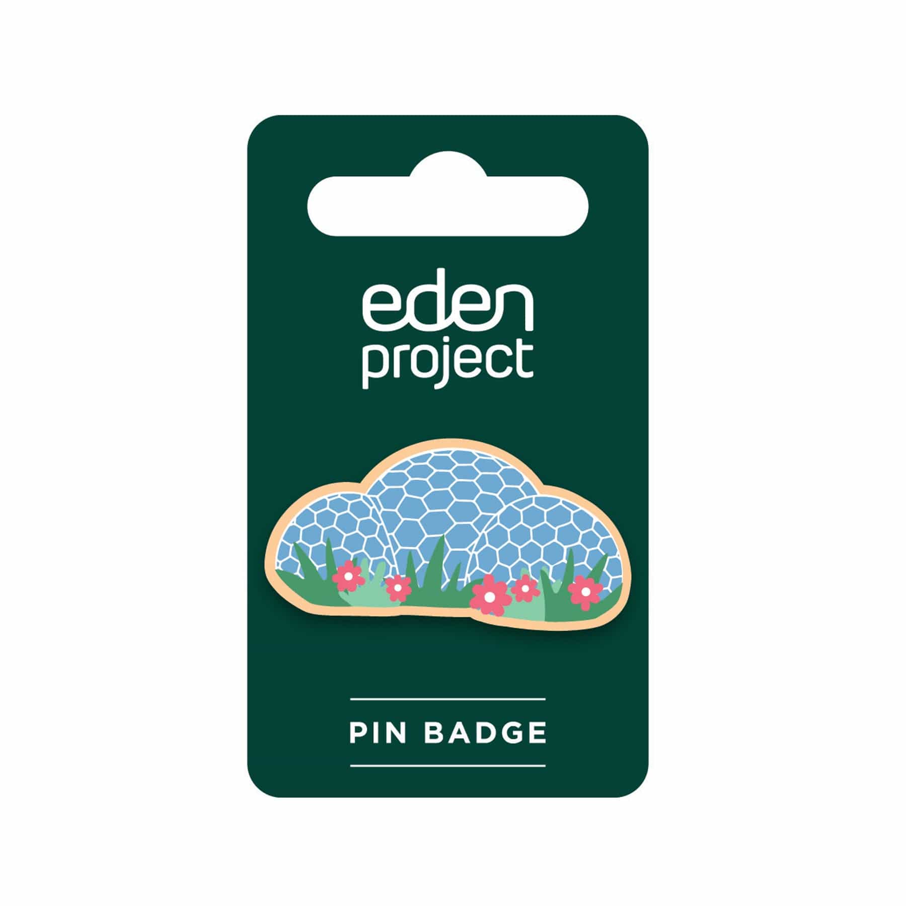 Biome bamboo pin badge