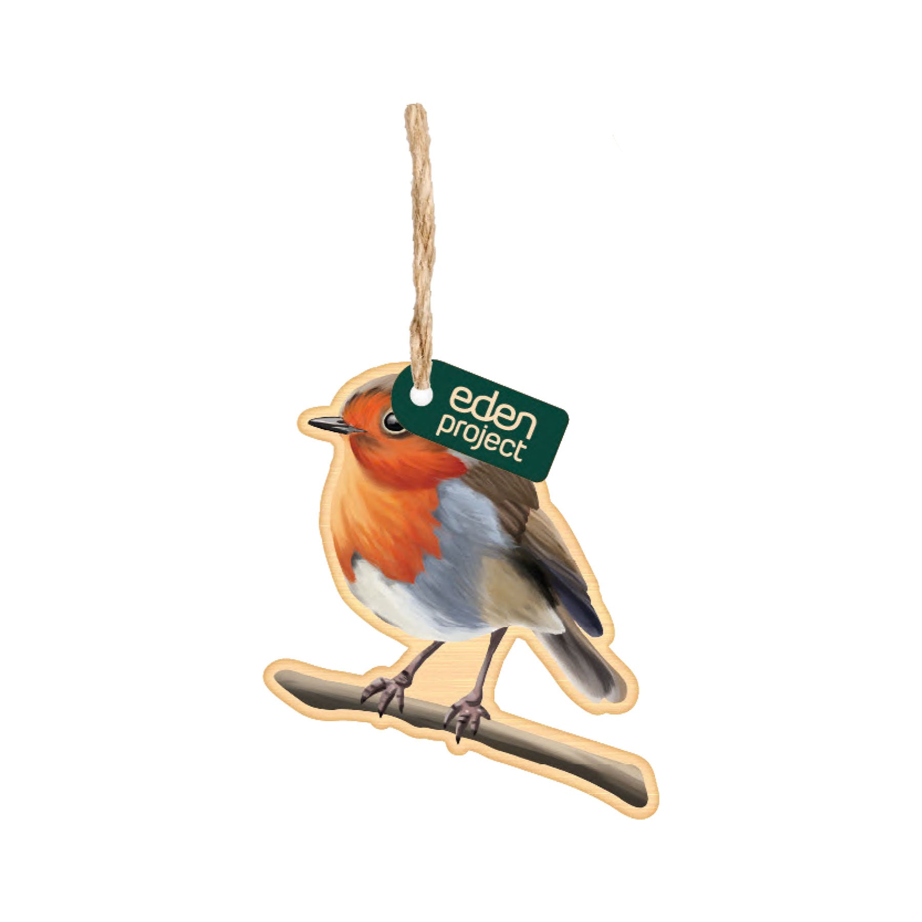 Bamboo robin hanging decoration
