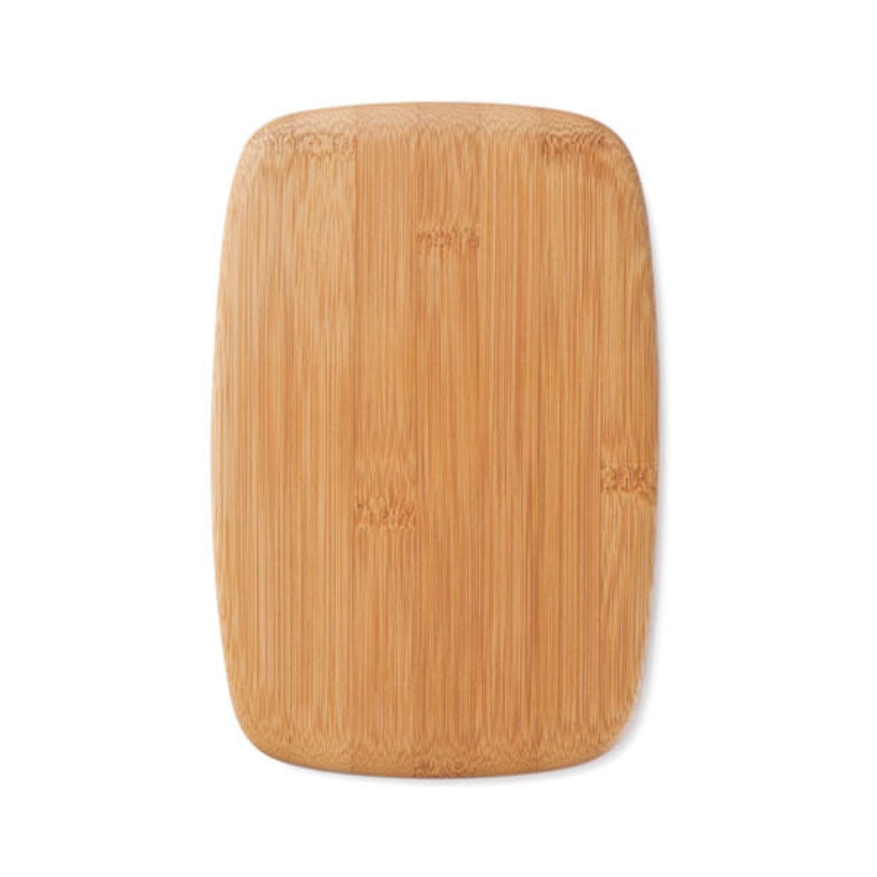 Bamboo cutting board, rectangular, wooden texture, sustainable kitchenware, natural material food prep surface, eco-friendly chopping block.