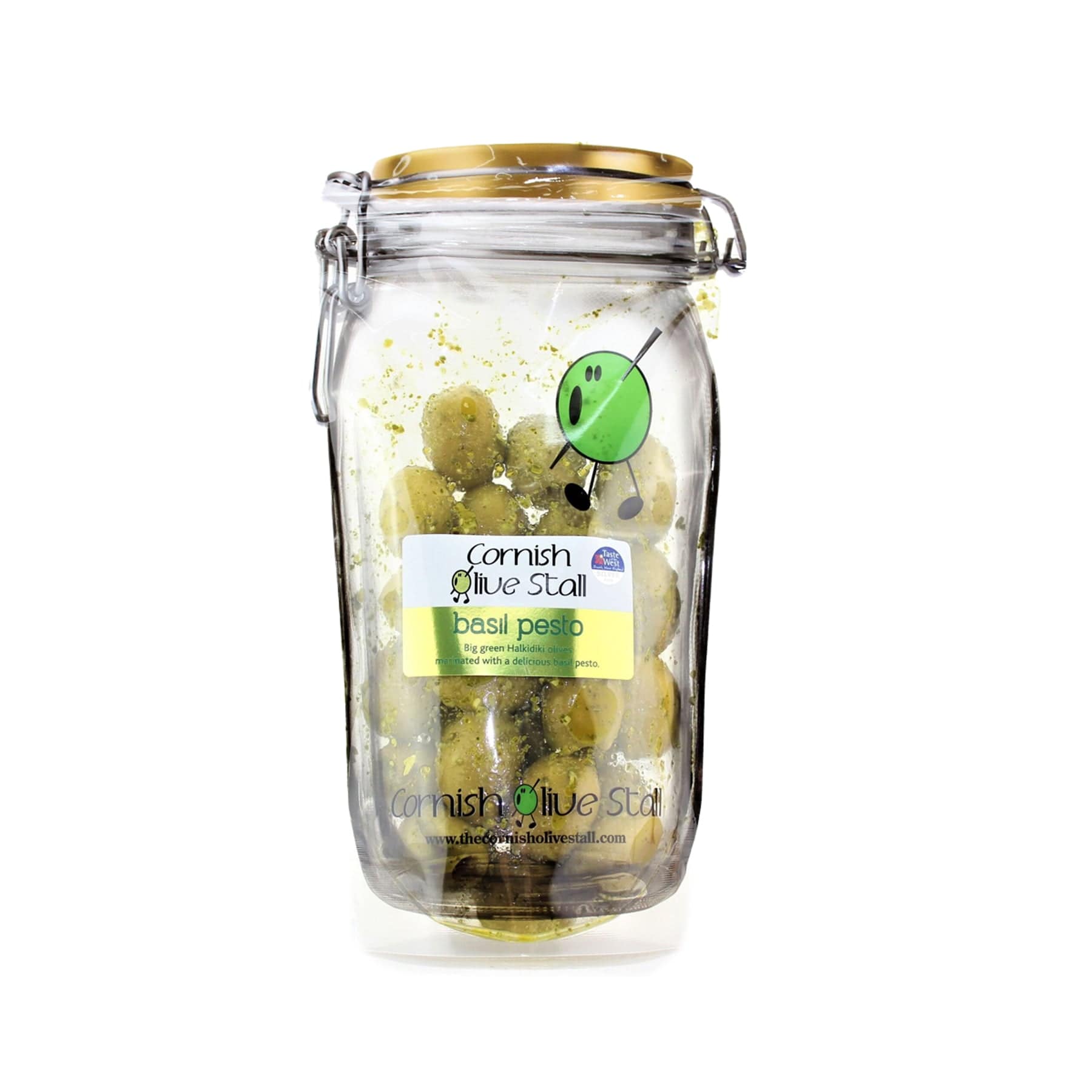 Basil pesto olives 200g