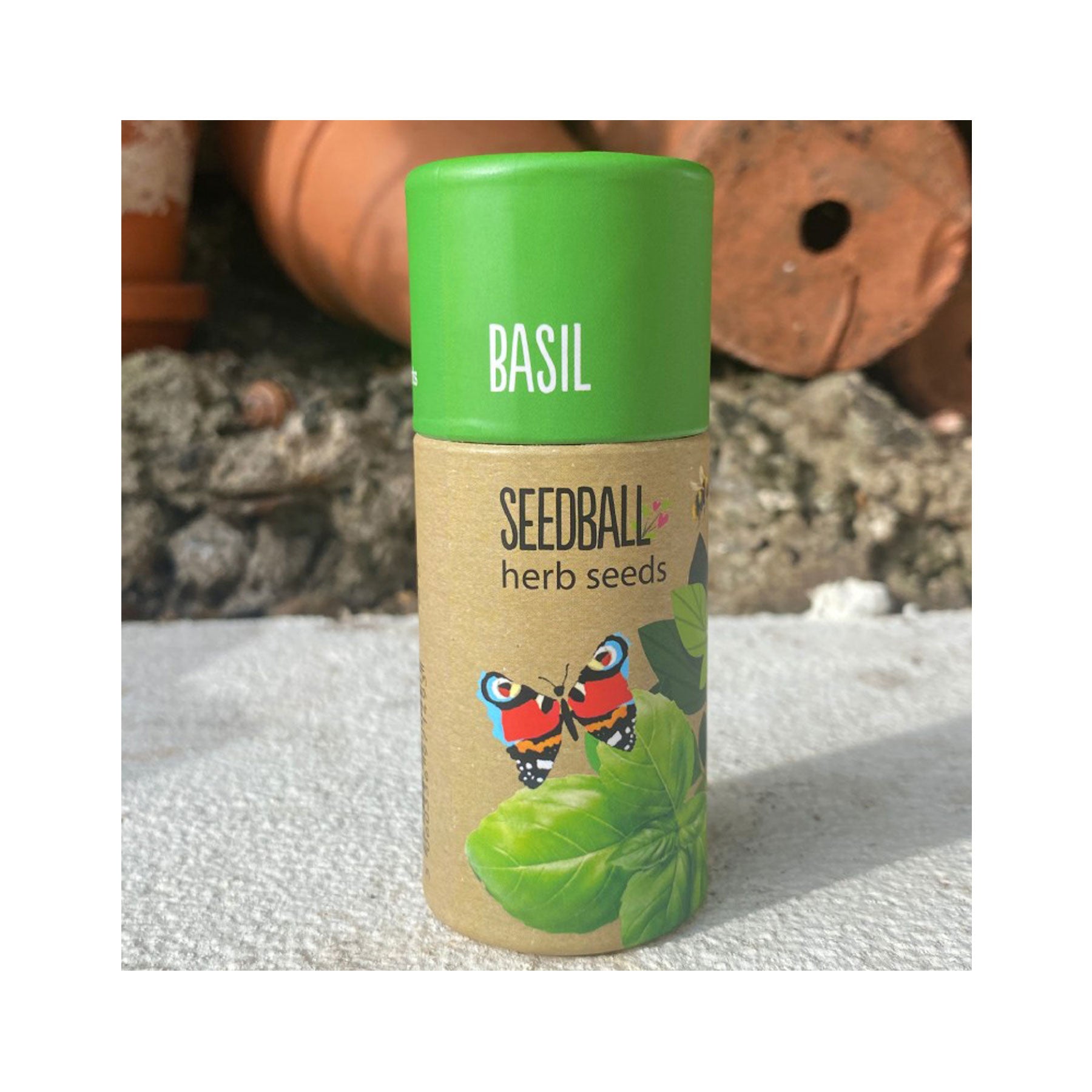 Basil herb tube