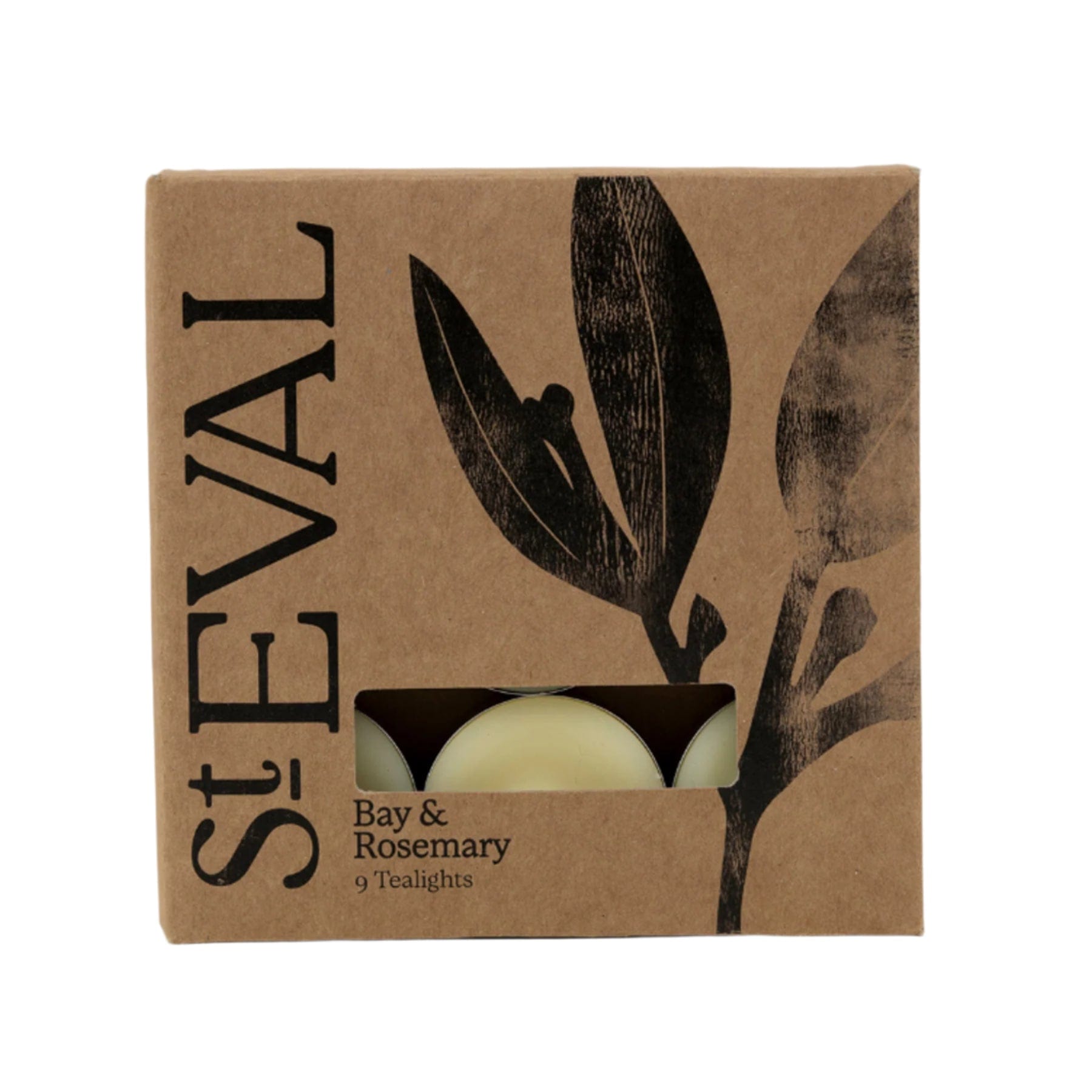 Bay & rosemary scented tealights