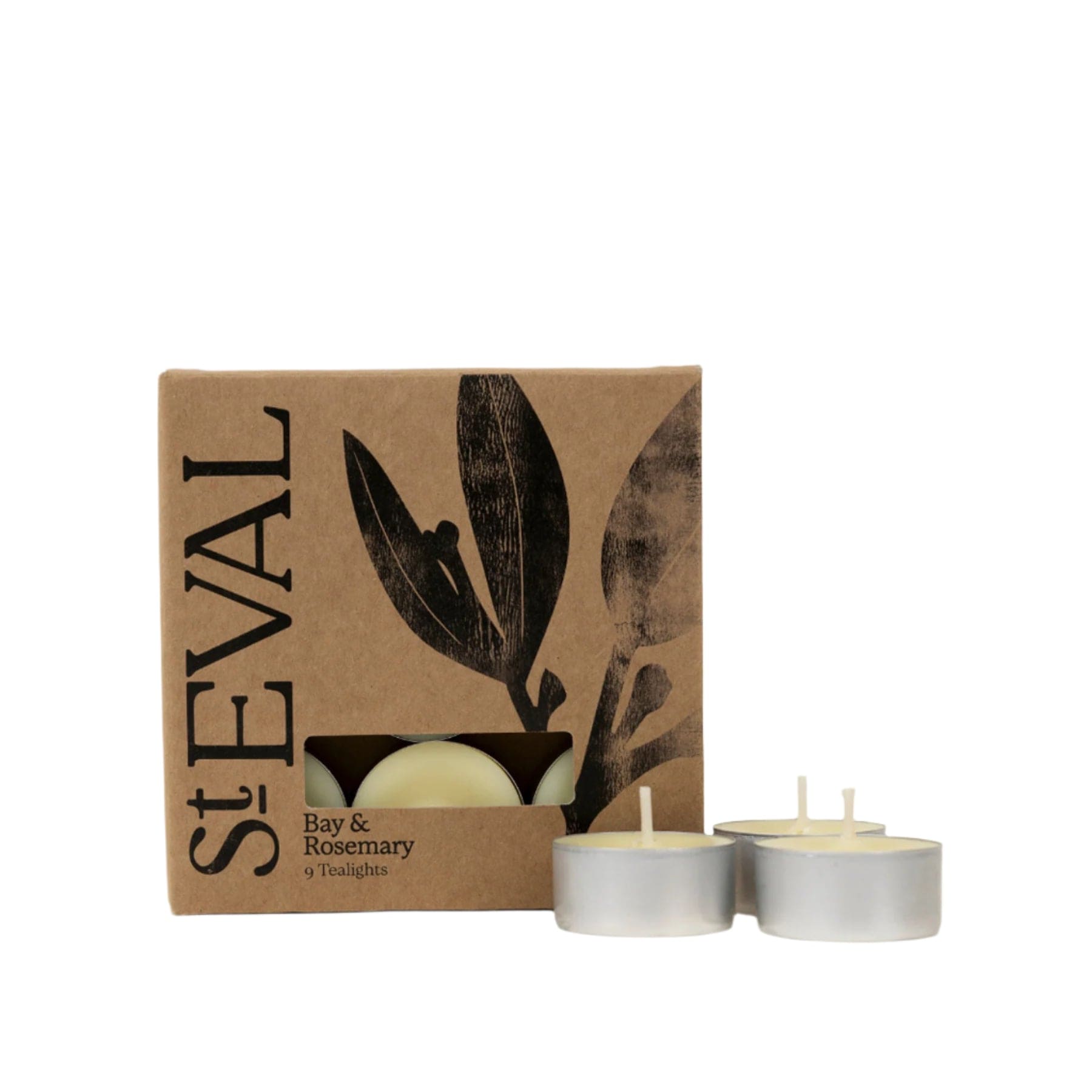 Bay & rosemary scented tealights