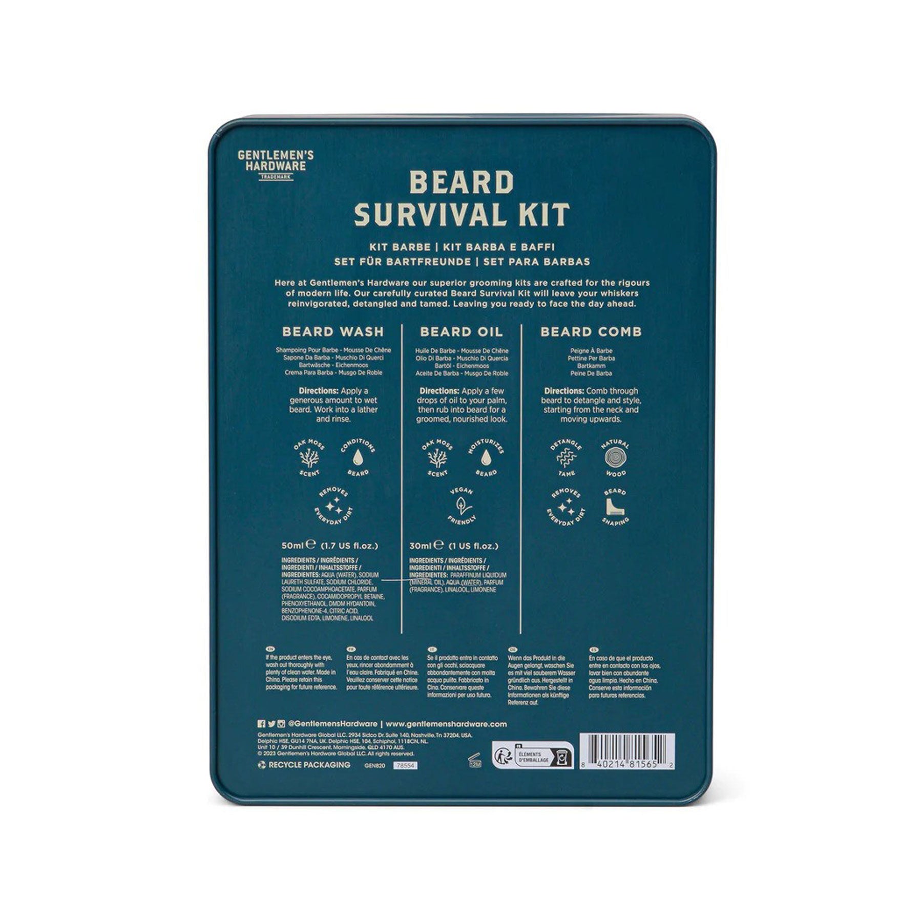 Beard survival kit
