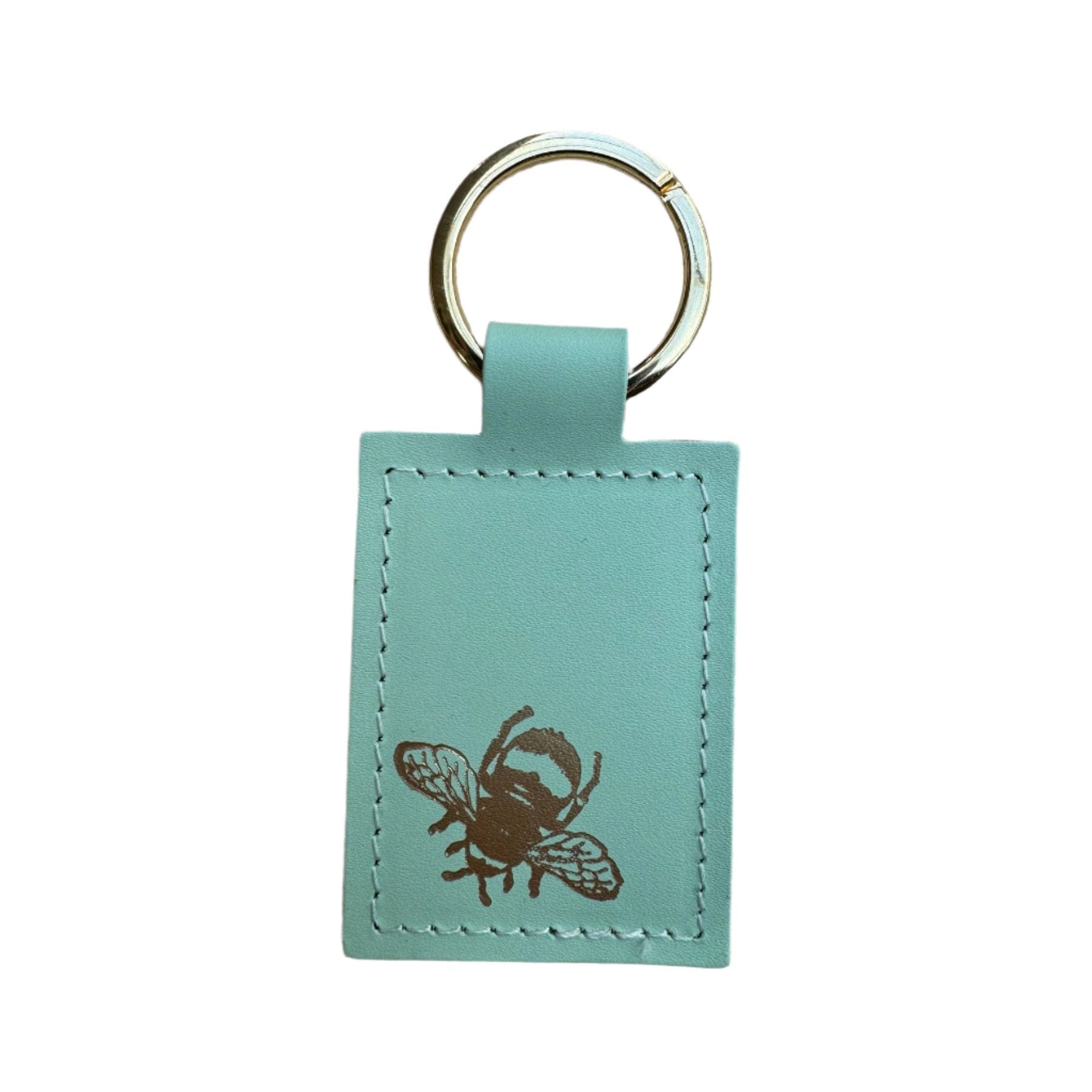 Bee keyring peppermint & gold