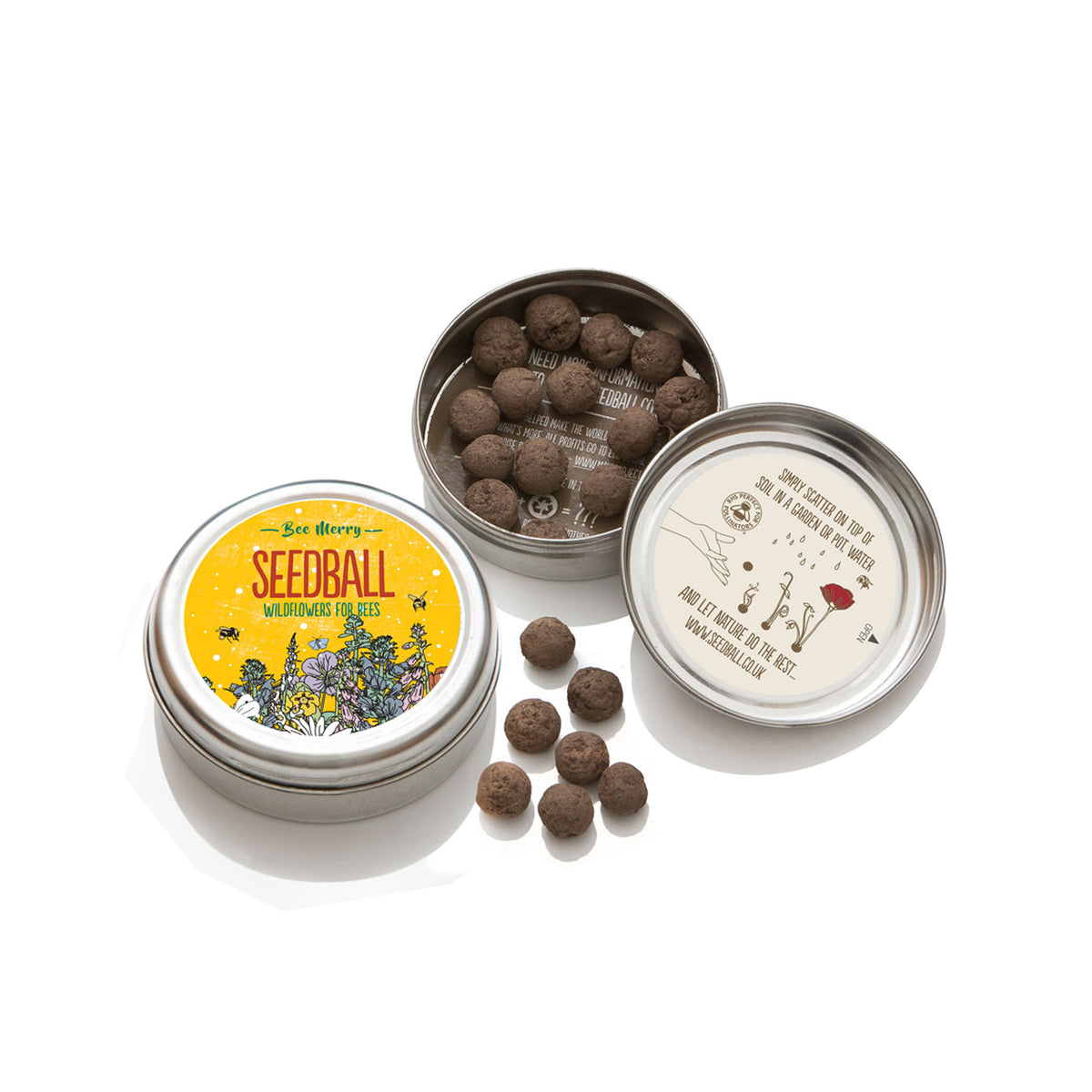 Bee merry seed tin