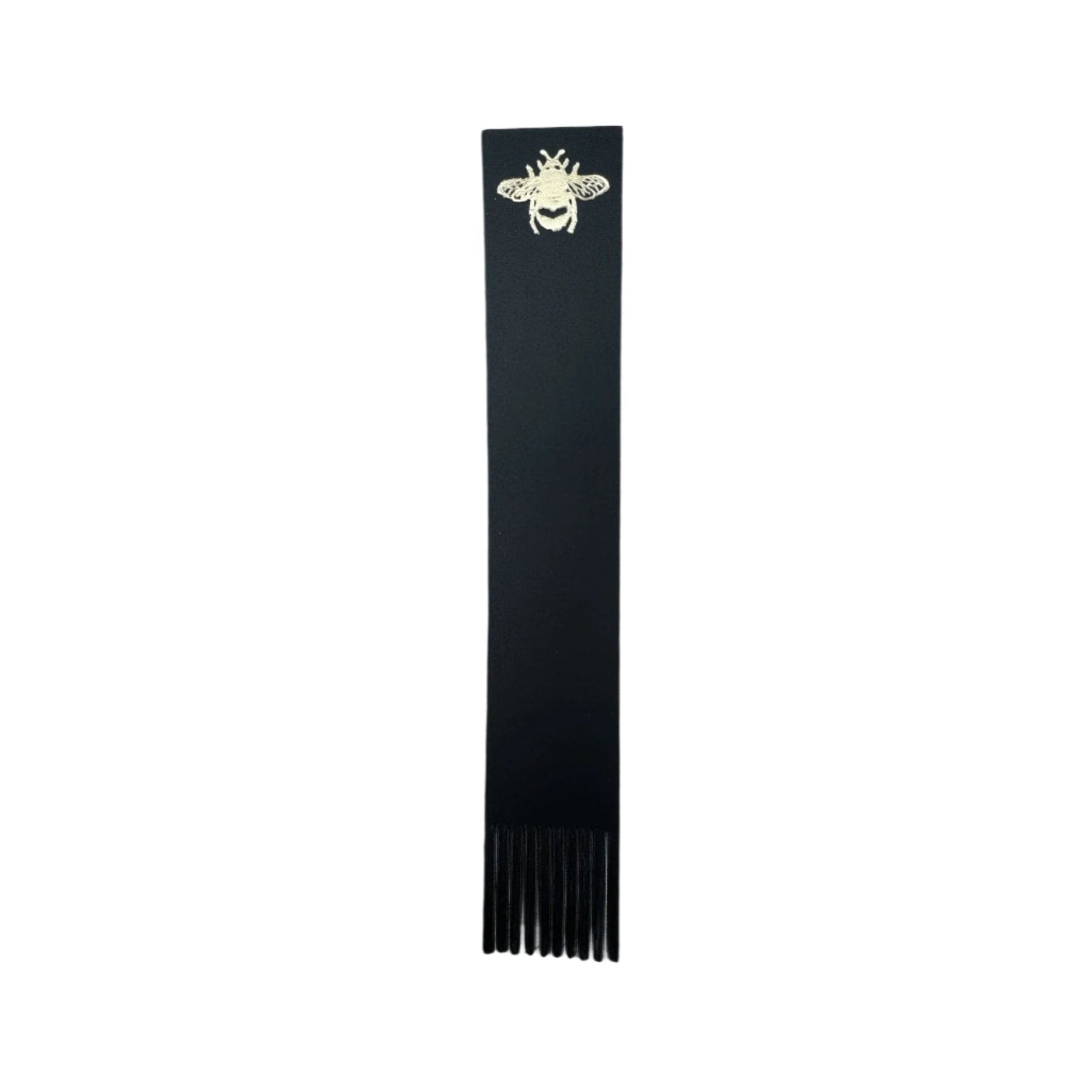 Bee bookmark black and gold