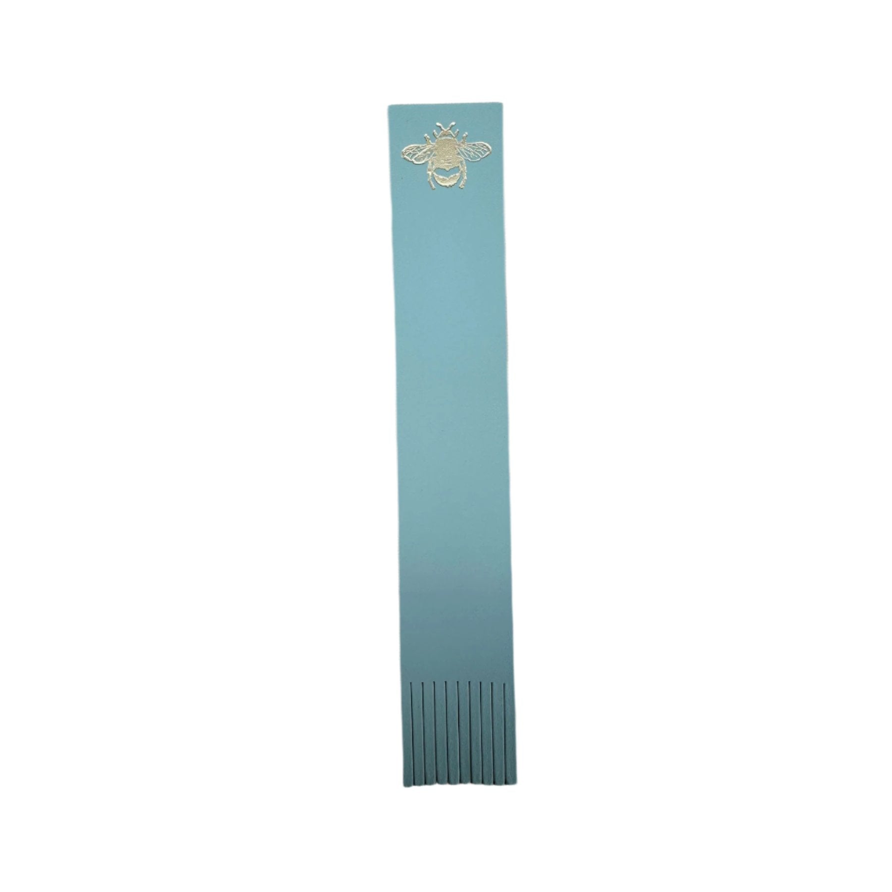 Bee bookmark seafoam and gold