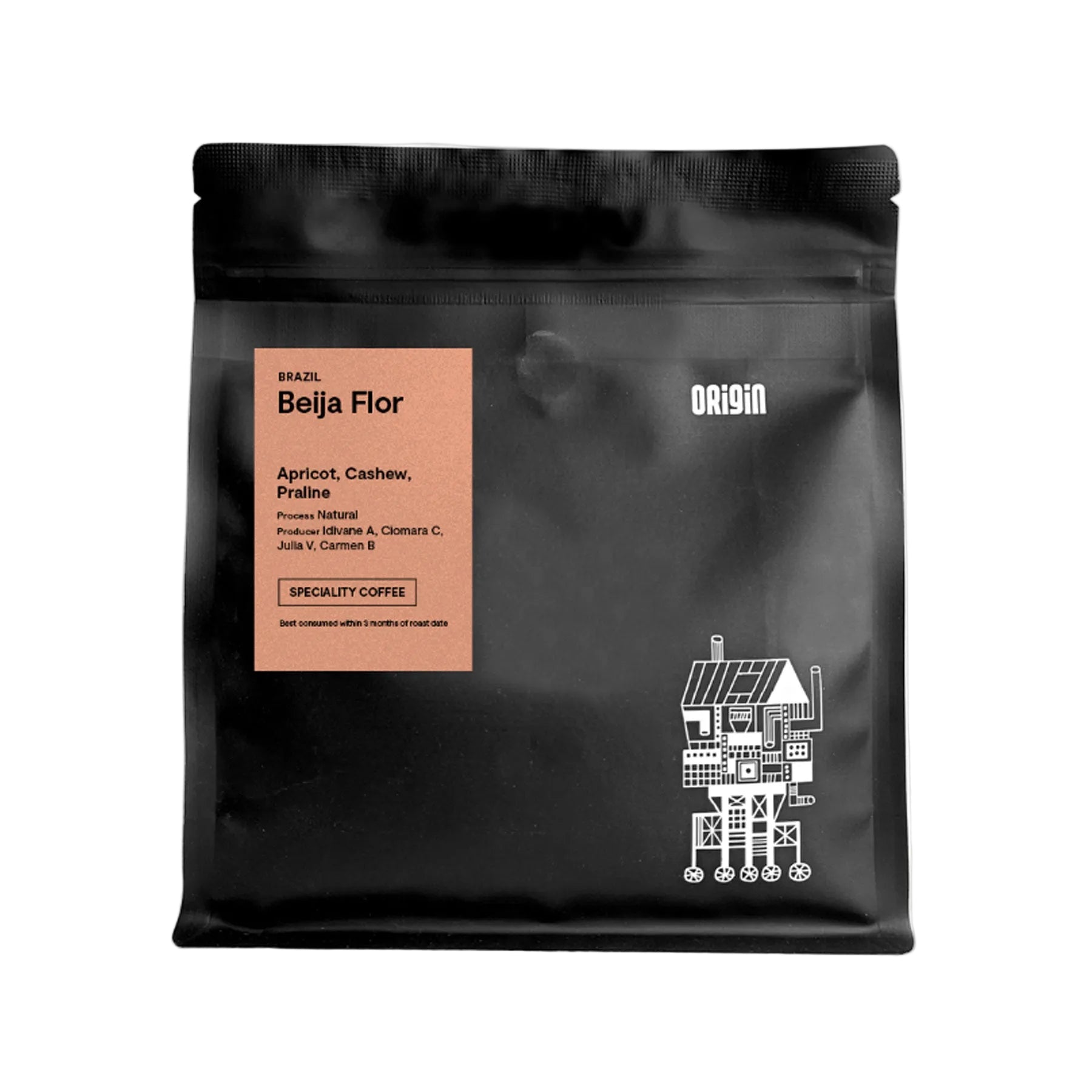 Origin beija flor filter ground coffee 250g