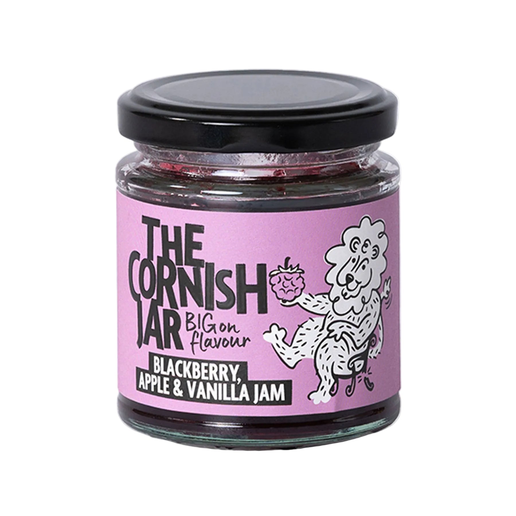 Blackberry, apple & vanilla jam 220g